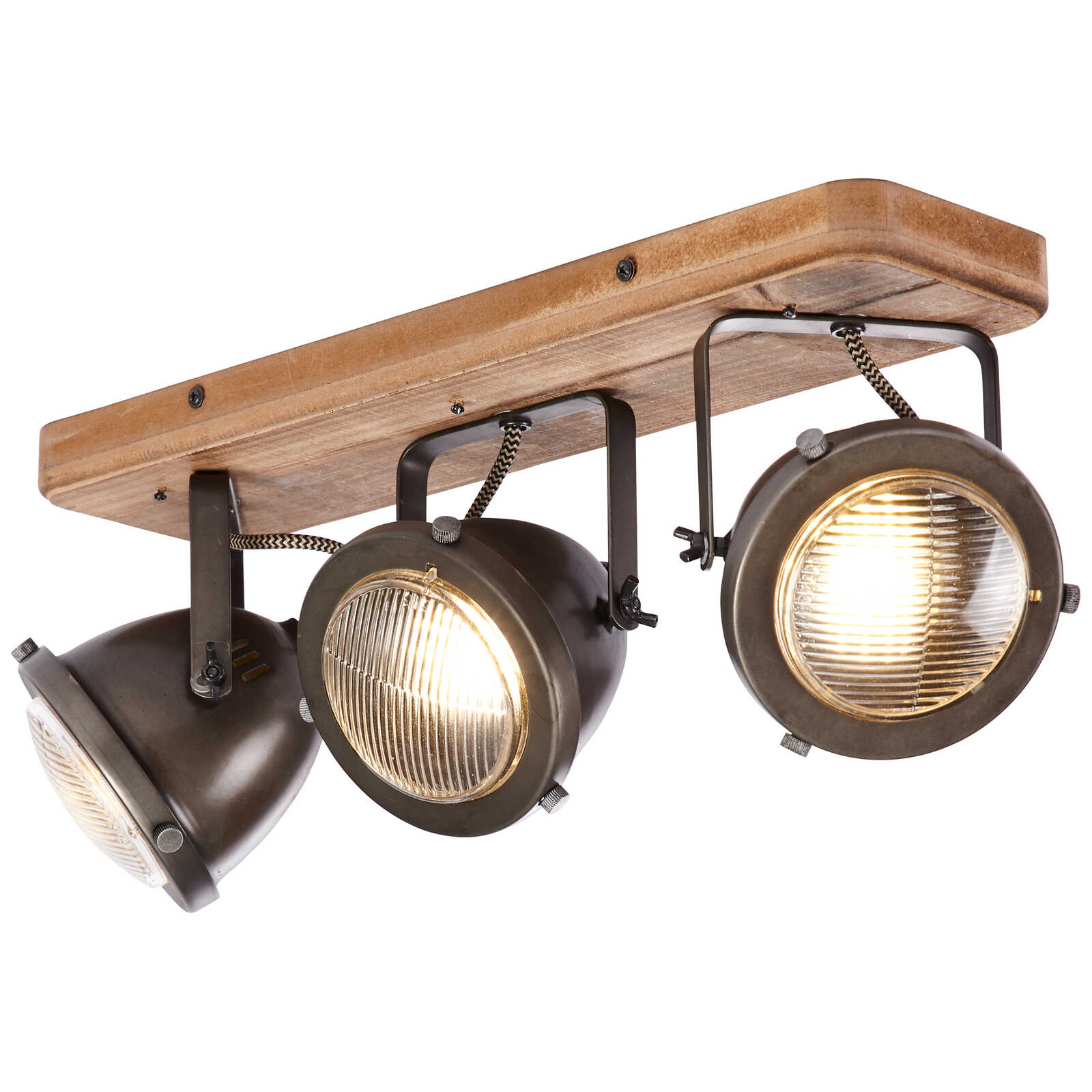             Wooden spotlight bar - Dilara 3 - Brown
        