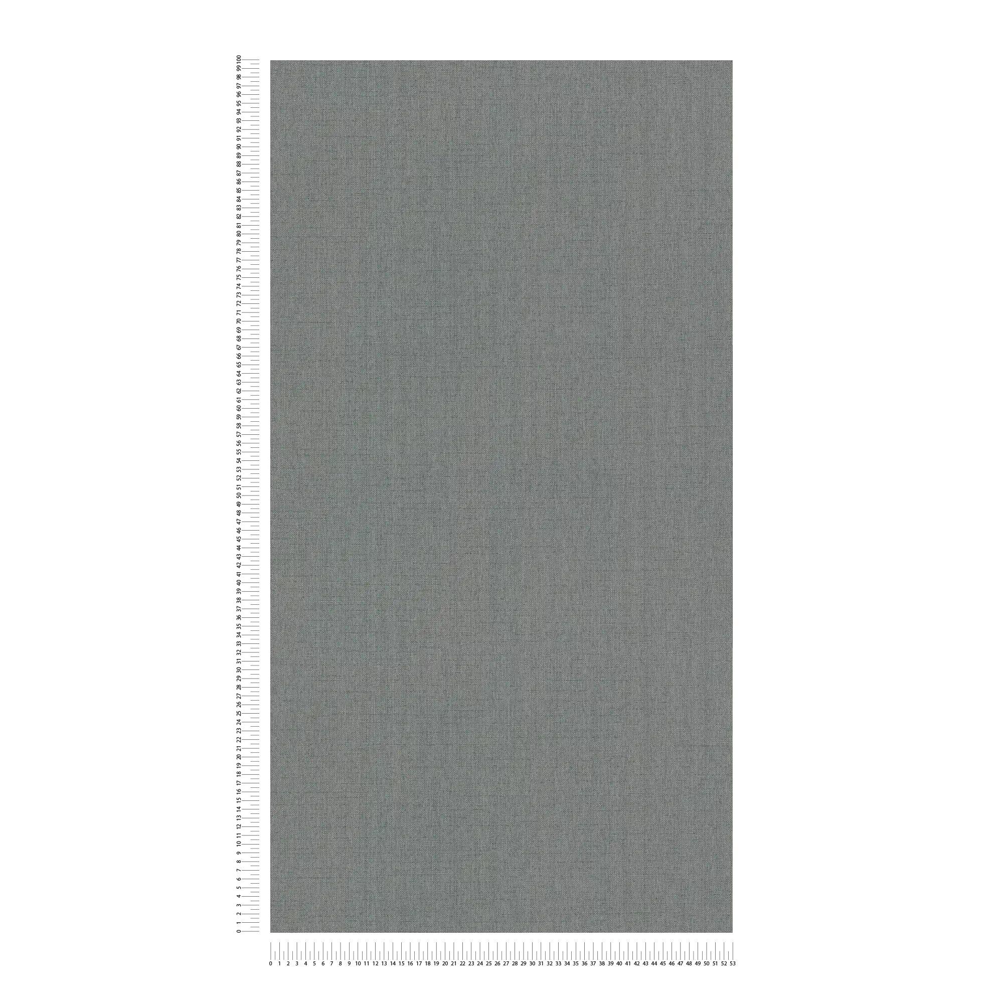             Textile look non-woven wallpaper plain - grey
        