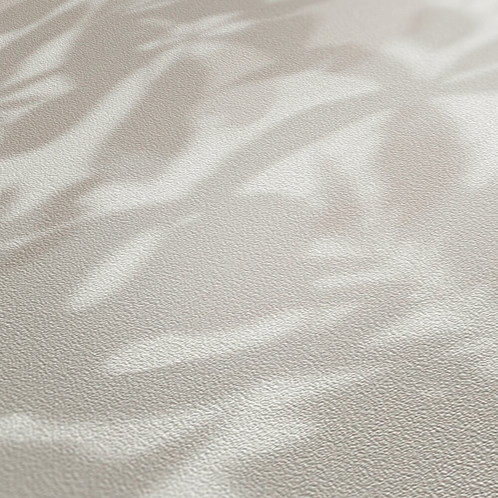             Daniel Hechter non-woven wallpaper with a subtle leaf pattern in a shadow look - grey, beige
        