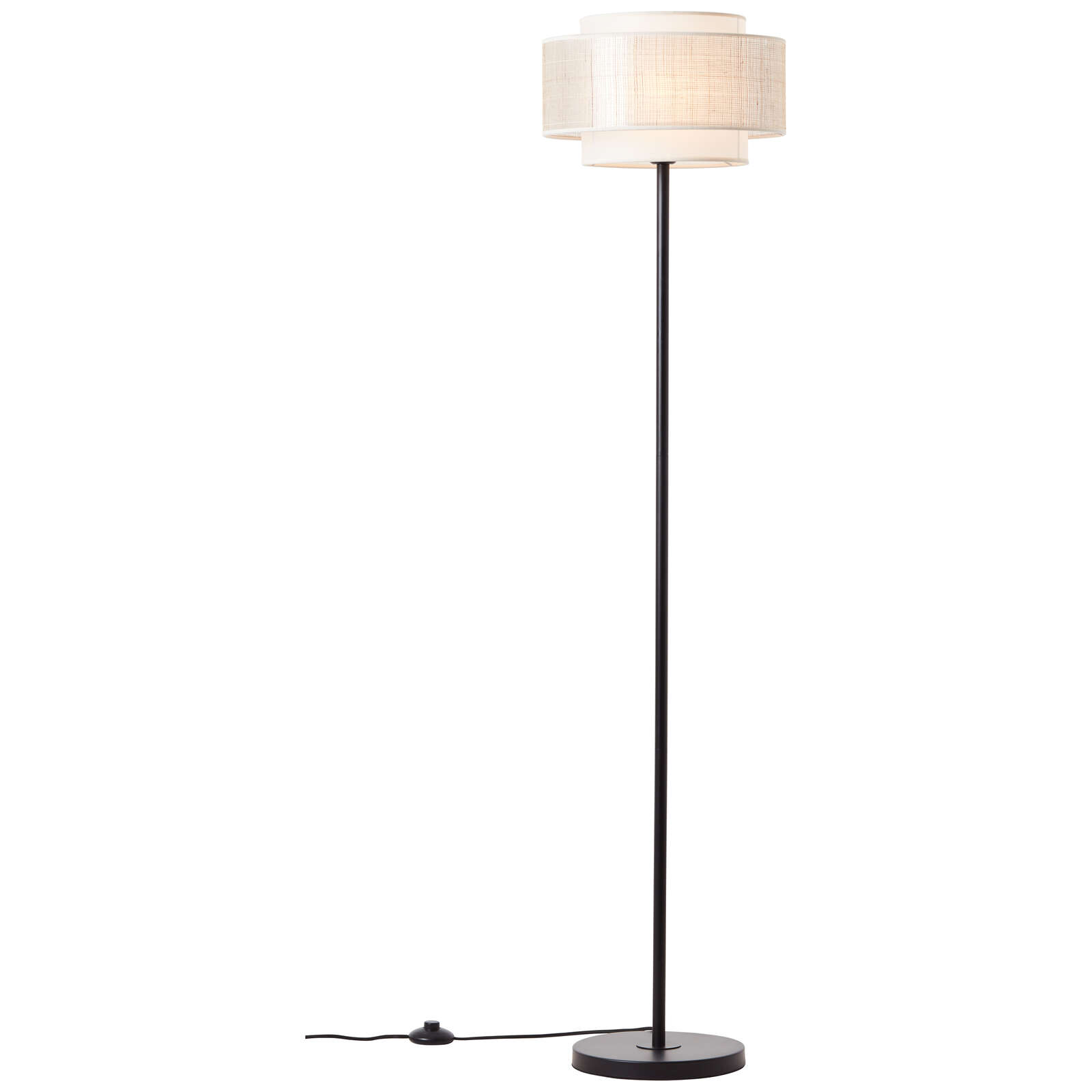            Floor lamp made of textile - Madita 2 - Brown
        