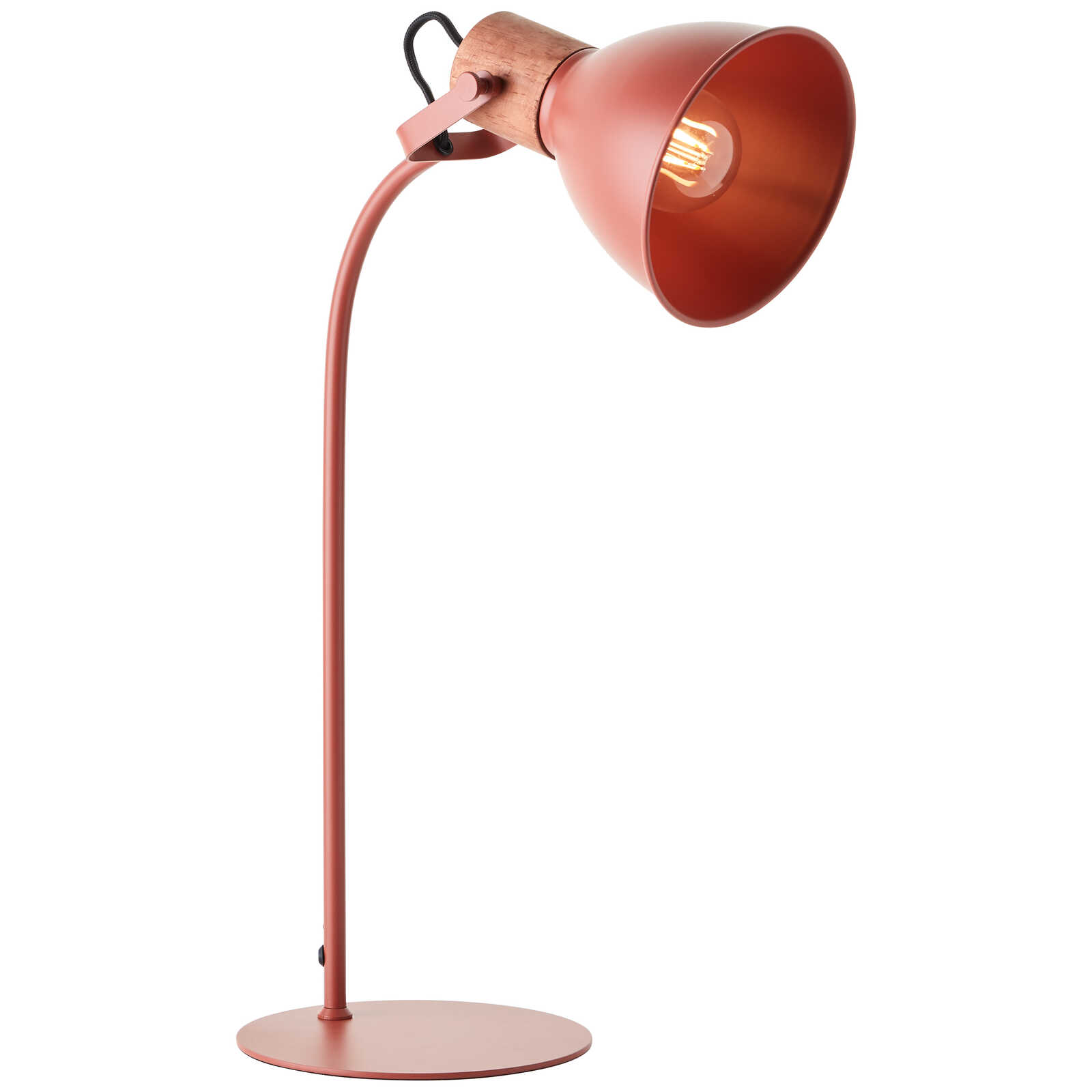             Wooden table lamp - Franziska 2 - Red
        