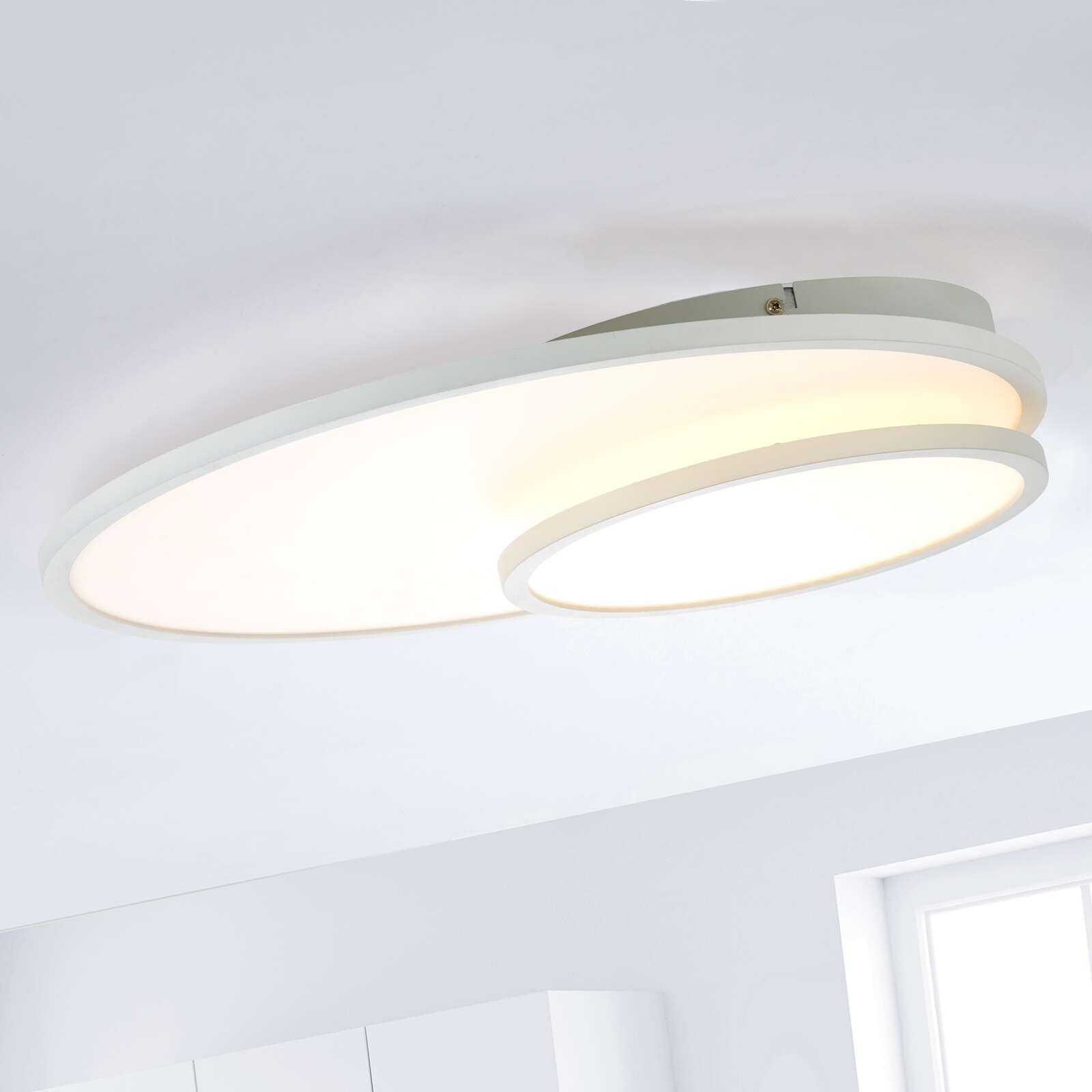             Metal ceiling light - Benno 2 - White
        