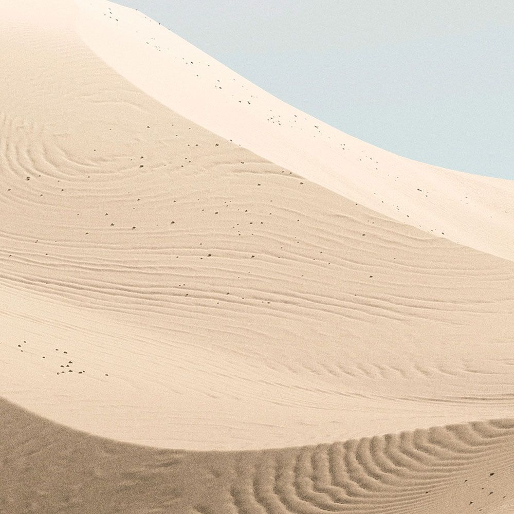             papier peint en papier panoramique »dunes« - paysage désertique aux couleurs pastel - intissé mat et lisse
        