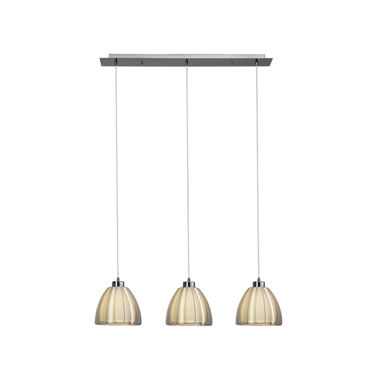 Glazen hanglamp - Maxime 7 - Metallic

