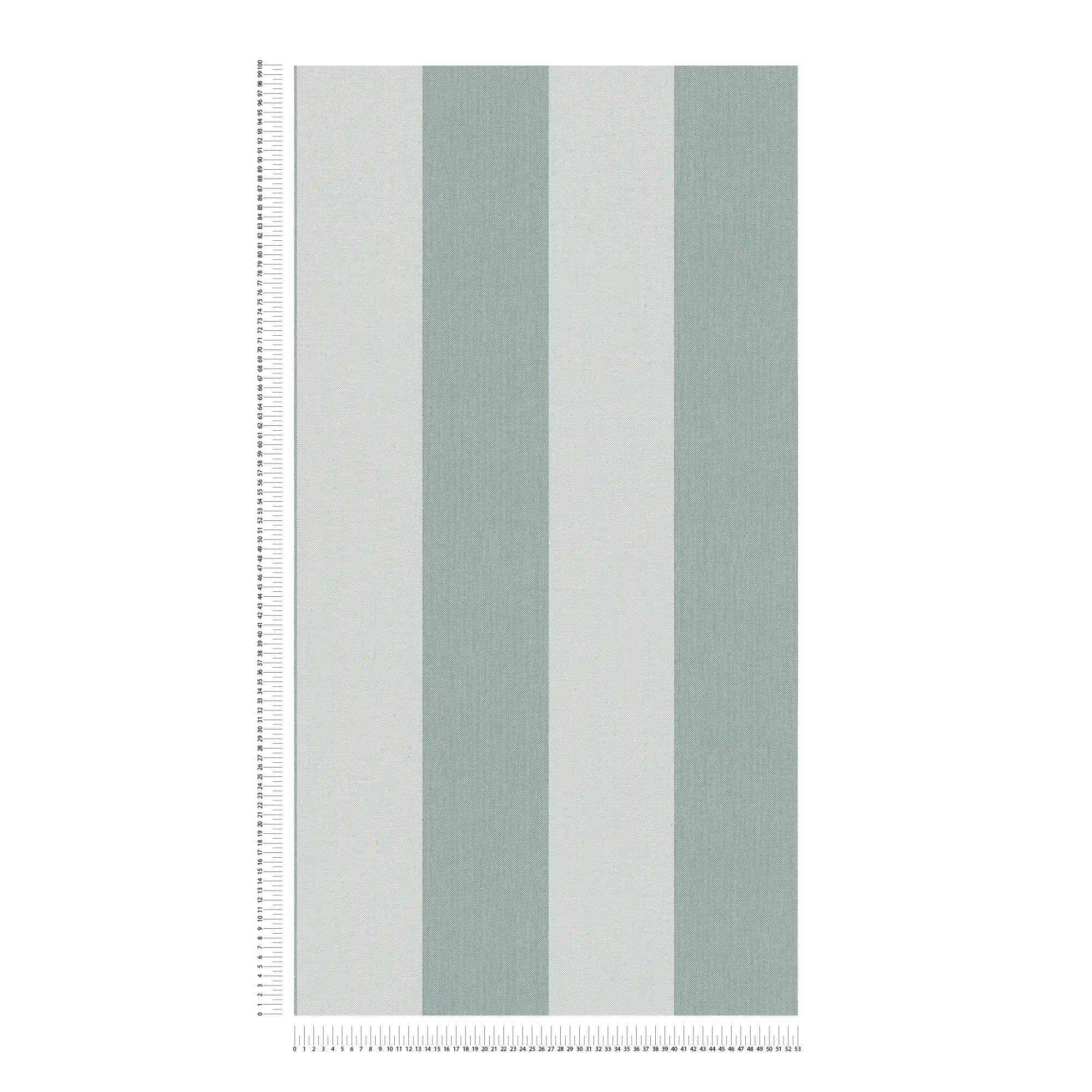             Non-woven wallpaper with stripe pattern and textile texture - green, light green
        