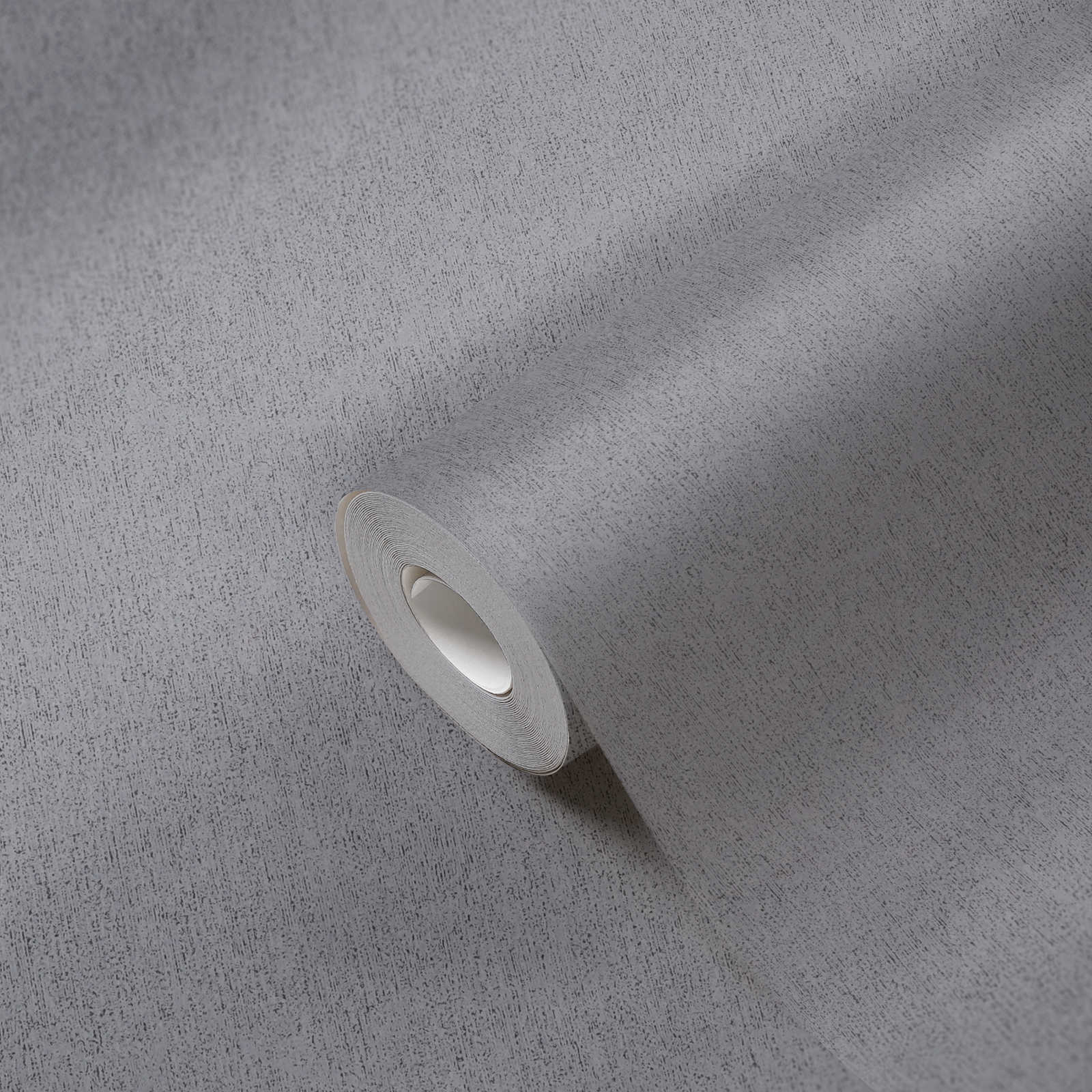             Papier peint intissé lisse aspect structuré - gris, gris foncé
        