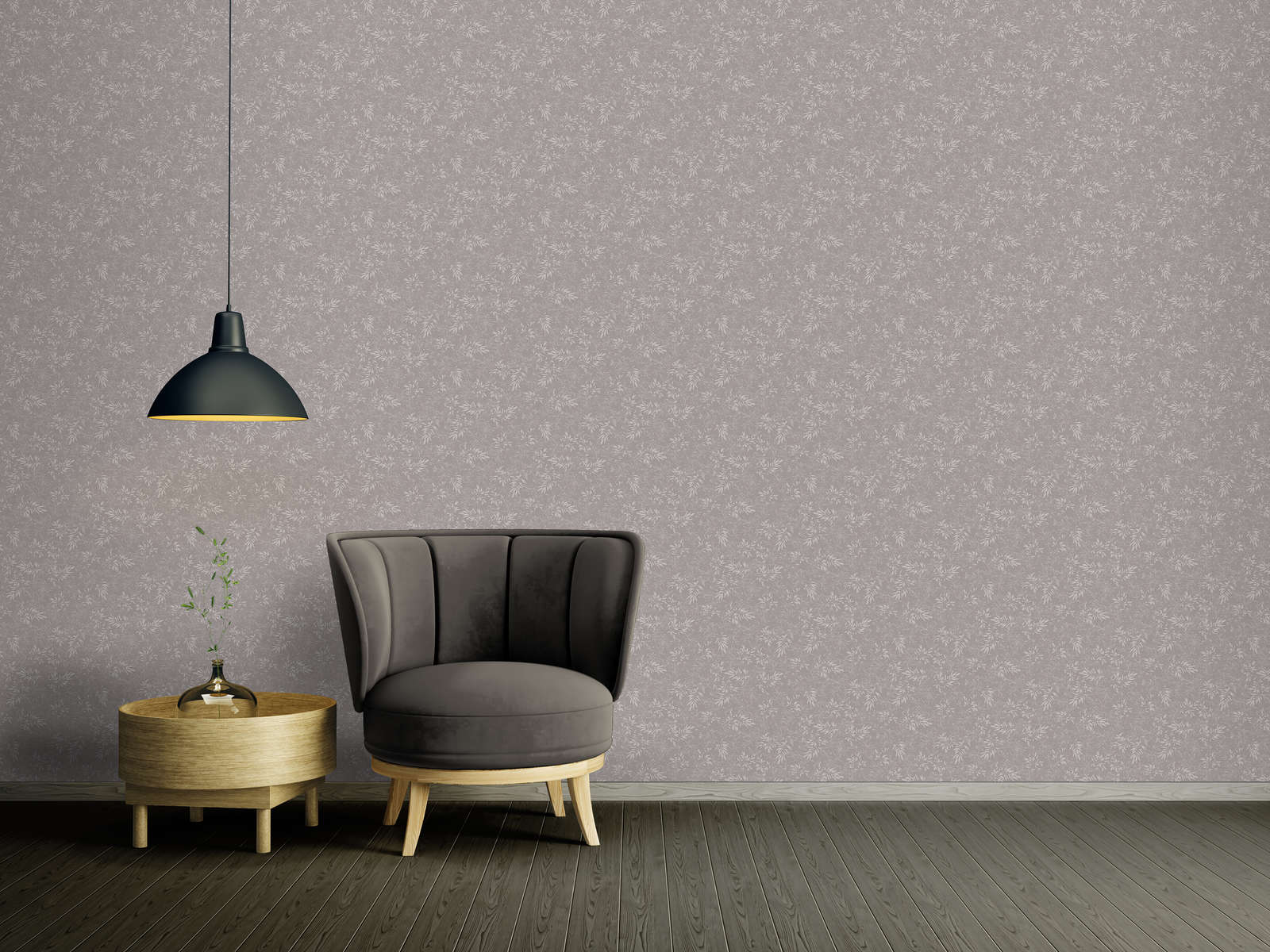             Feuilles papier peint avec structure mousse en mat - gris, gris clair
        