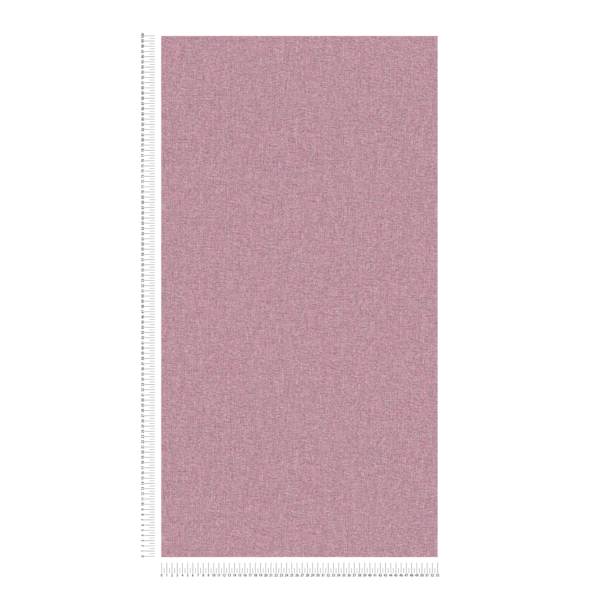             papier peint en papier intissé avec structure tissée uni, mat - violet, rose
        