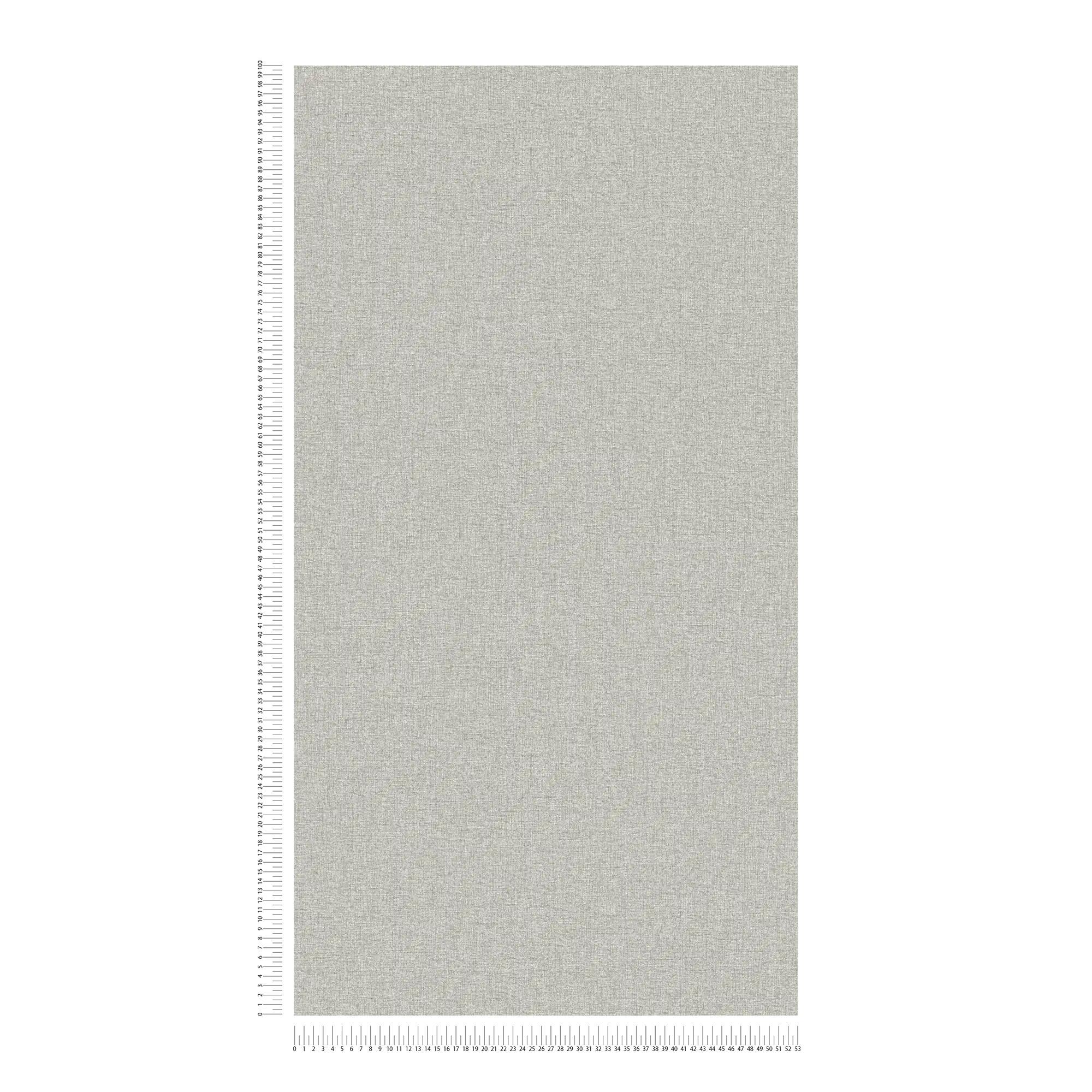             papier peint en papier uni avec structure textile, mat - gris
        