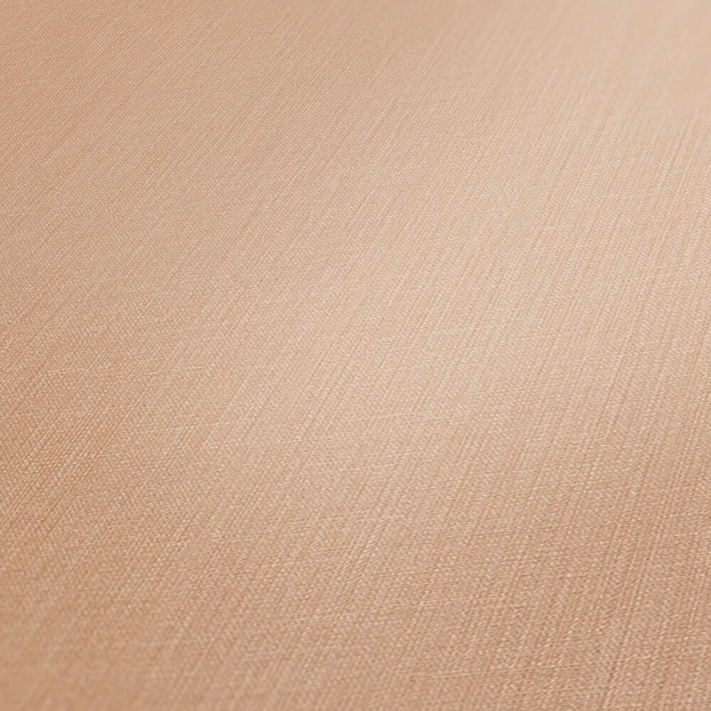             Daniel Hechter plain non-woven wallpaper with a textured design in a simple colour tone - orange, beige
        