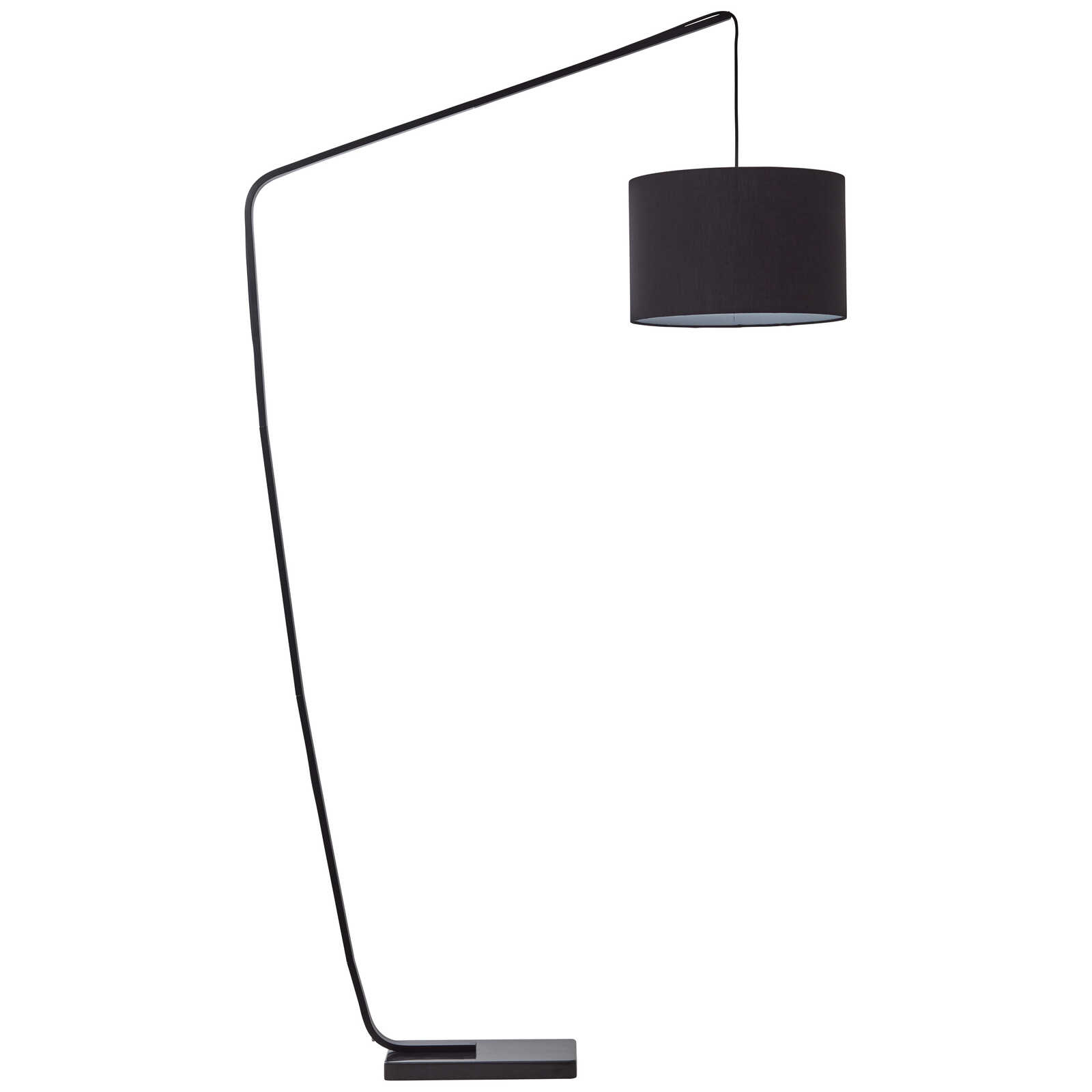             Textile arc floor lamp - Enno 2 - Black
        
