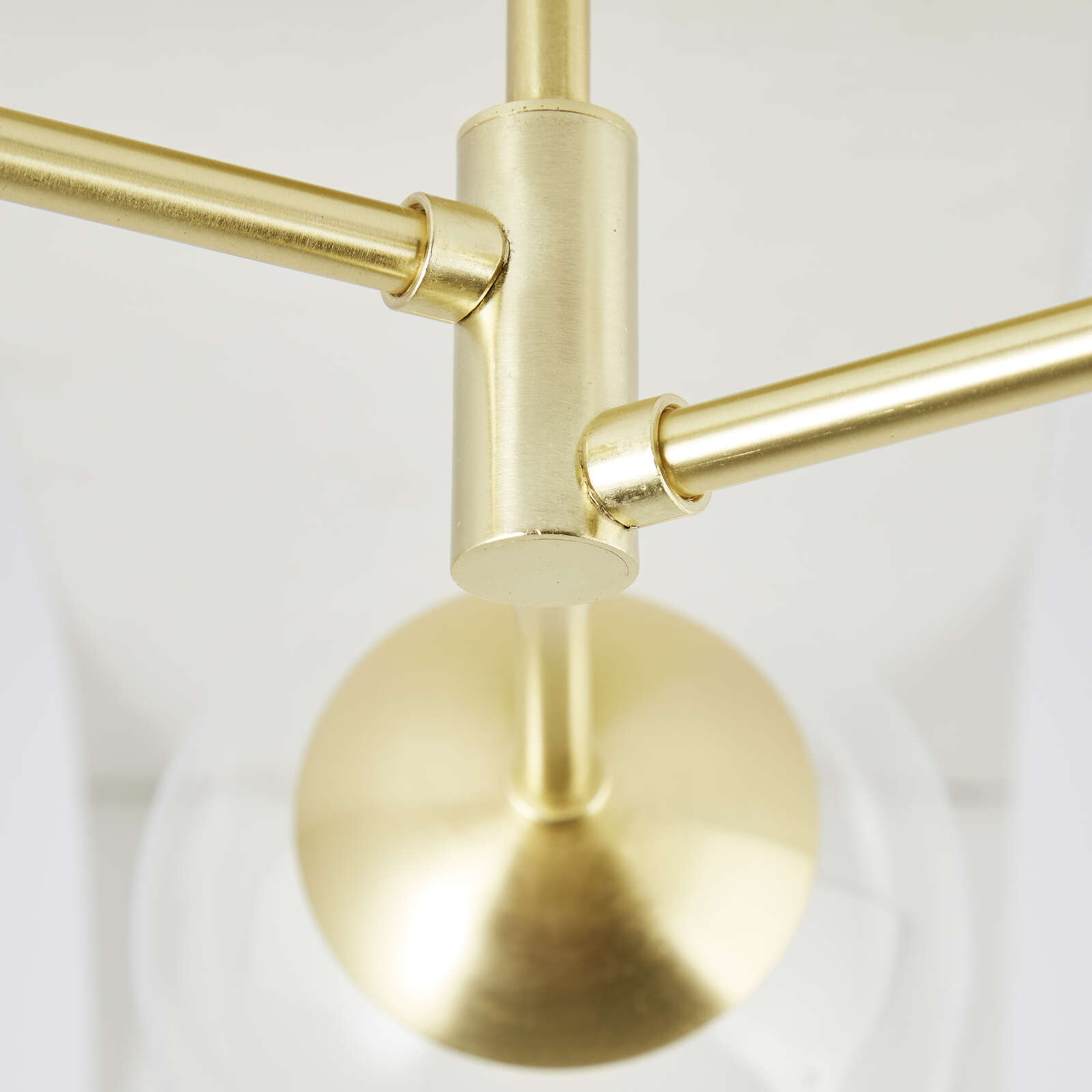             Glazen plafondlamp - Henri 1 - Goud
        