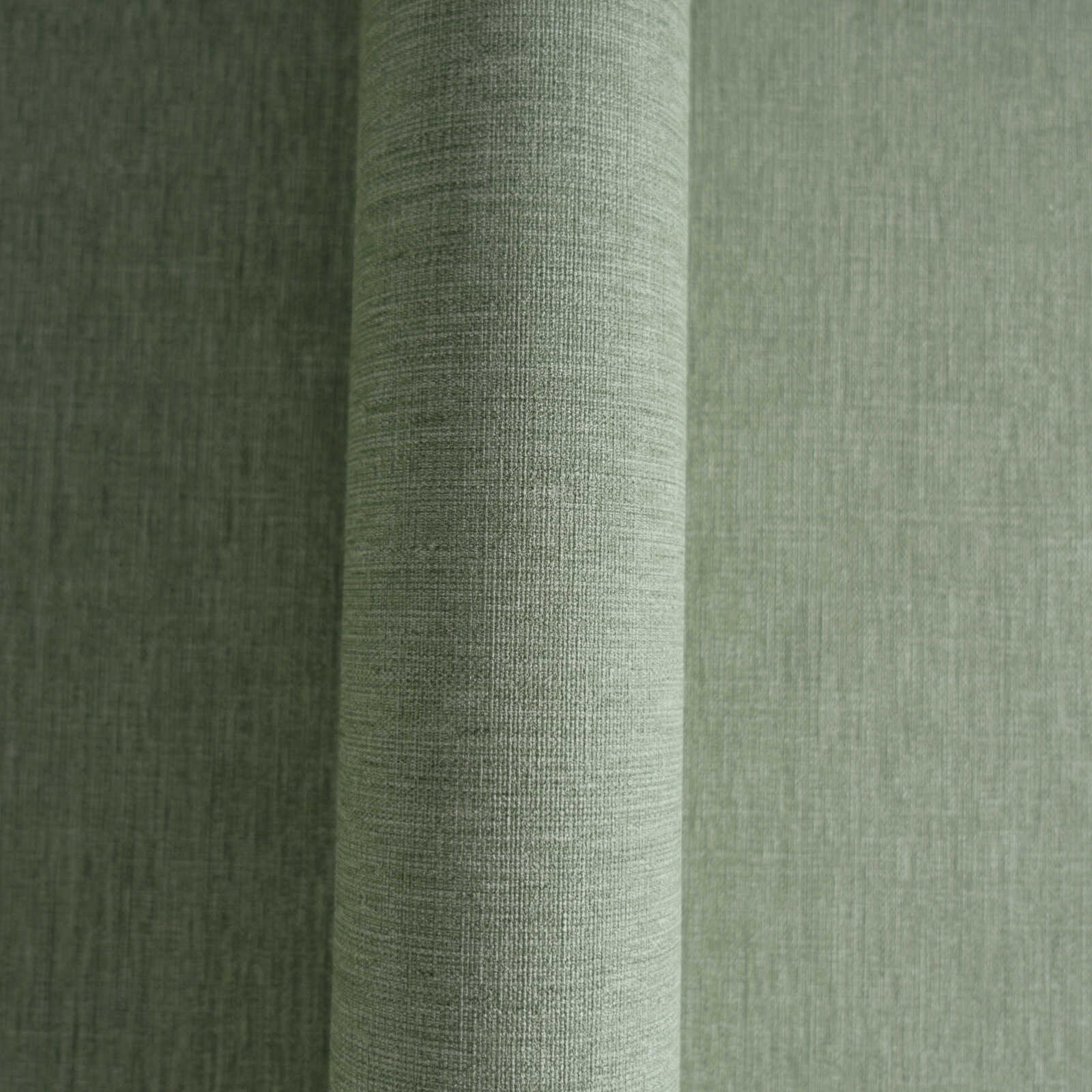             papier peint en papier uni aspect textile avec structure - Vert
        