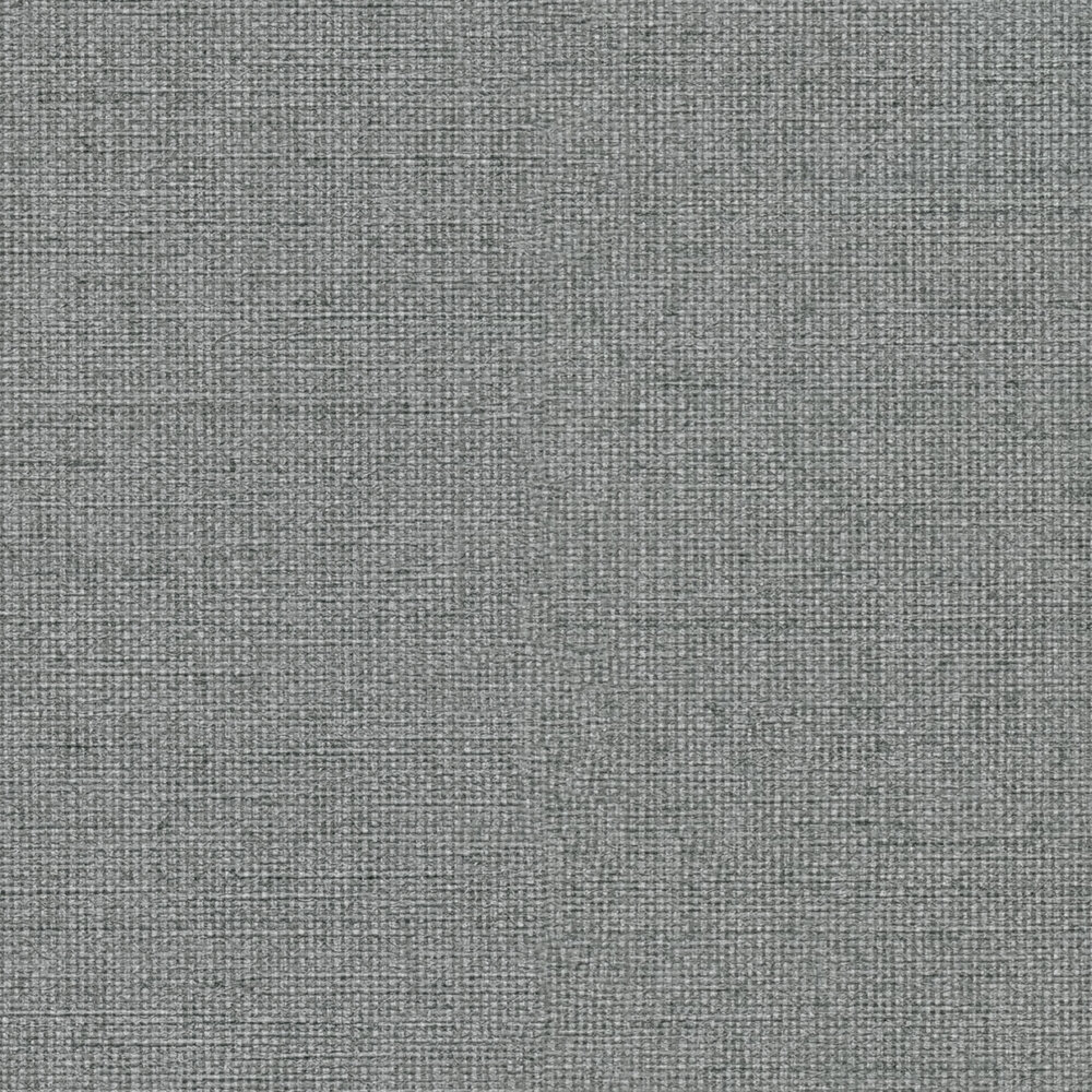             Textile look non-woven wallpaper plain - grey
        