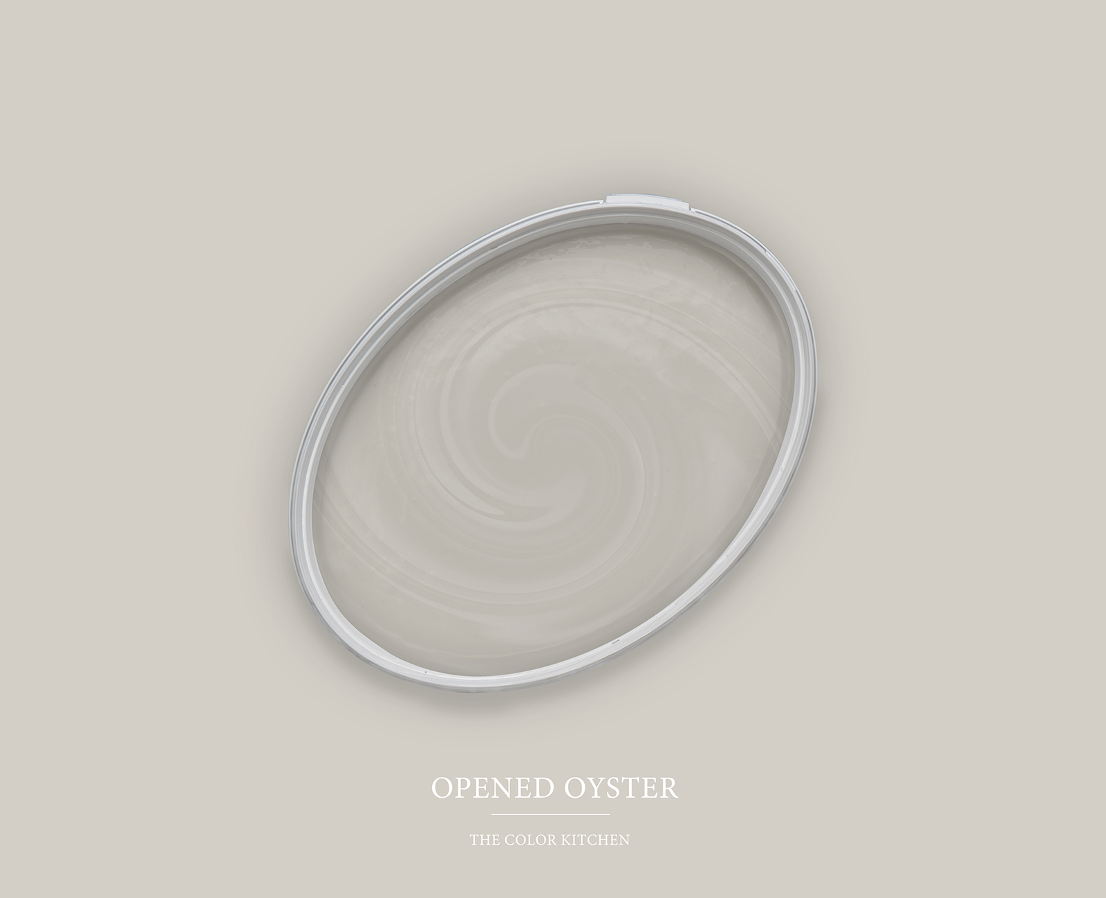 Wall Paint TCK1016 »Opened Oyster« in soft grey – 2.5 litre
