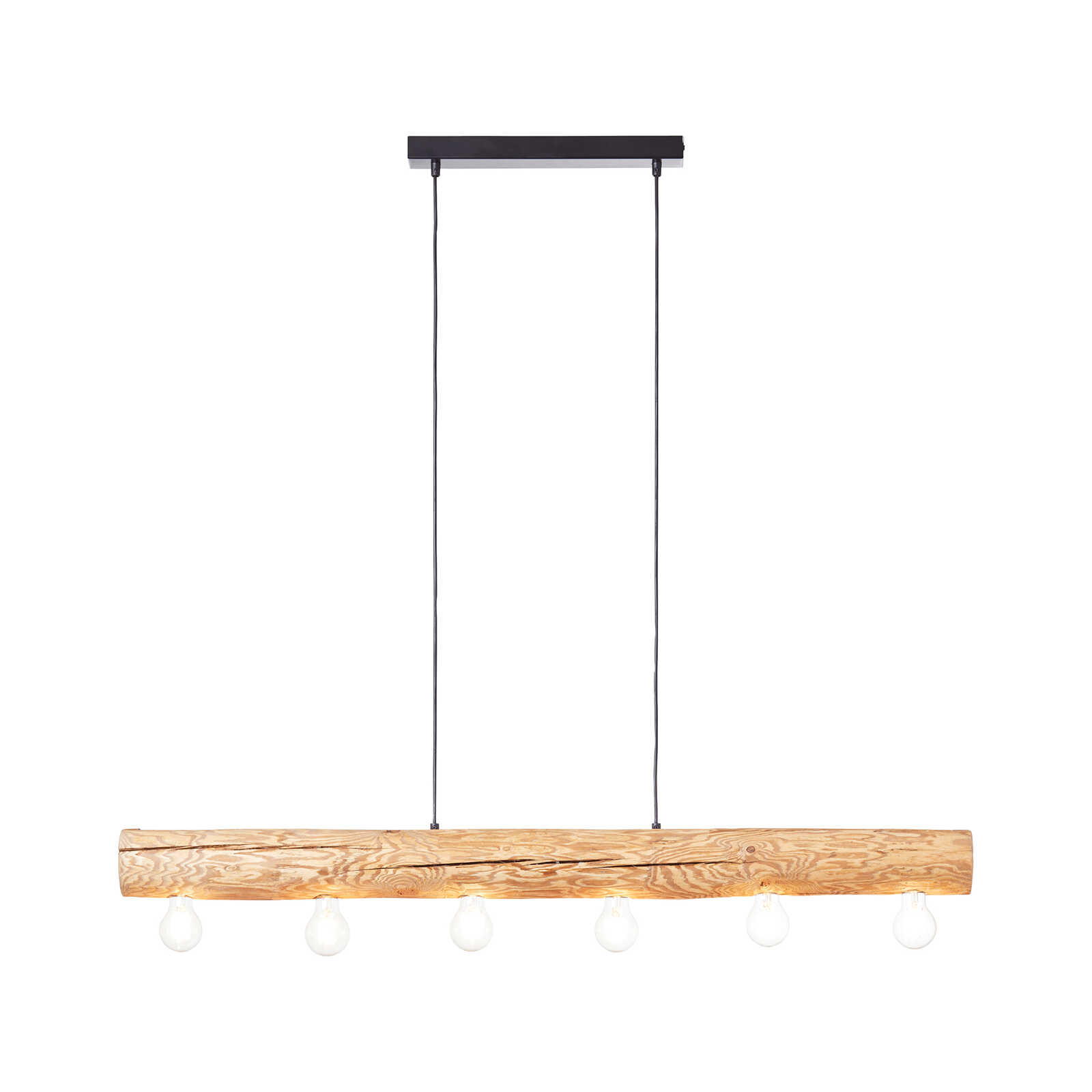 Lámpara colgante de madera - Samuel 2 - Marrón
