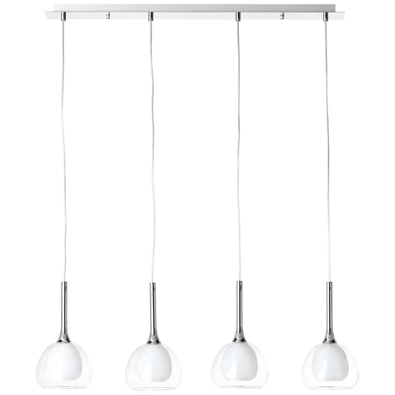             Glazen hanglamp - Iris 4 - Metallic
        