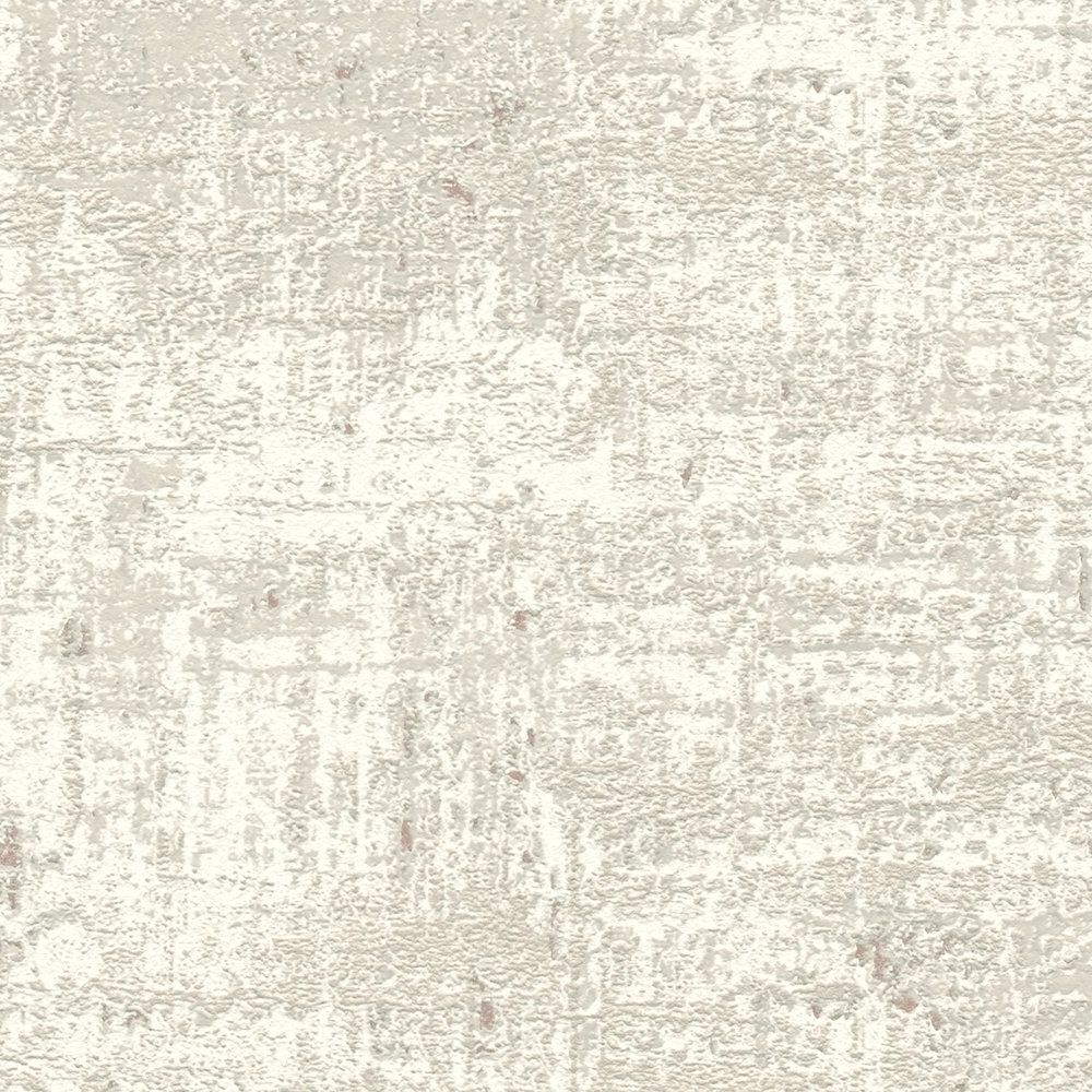             Papel pintado de aspecto usado con textura de yeso y brillo dorado - beige, blanco, dorado
        