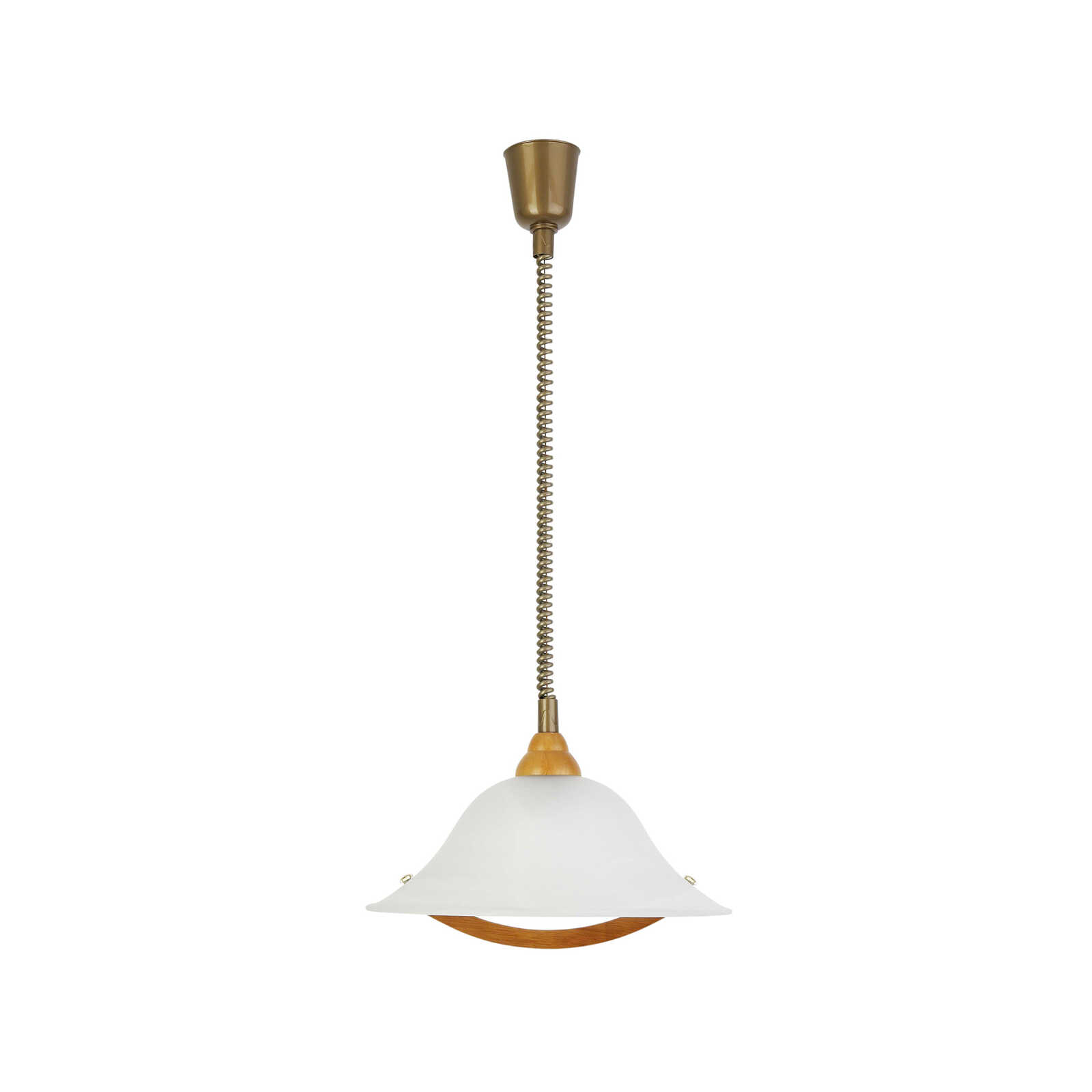 Glazen hanglamp - Robin - Bruin
