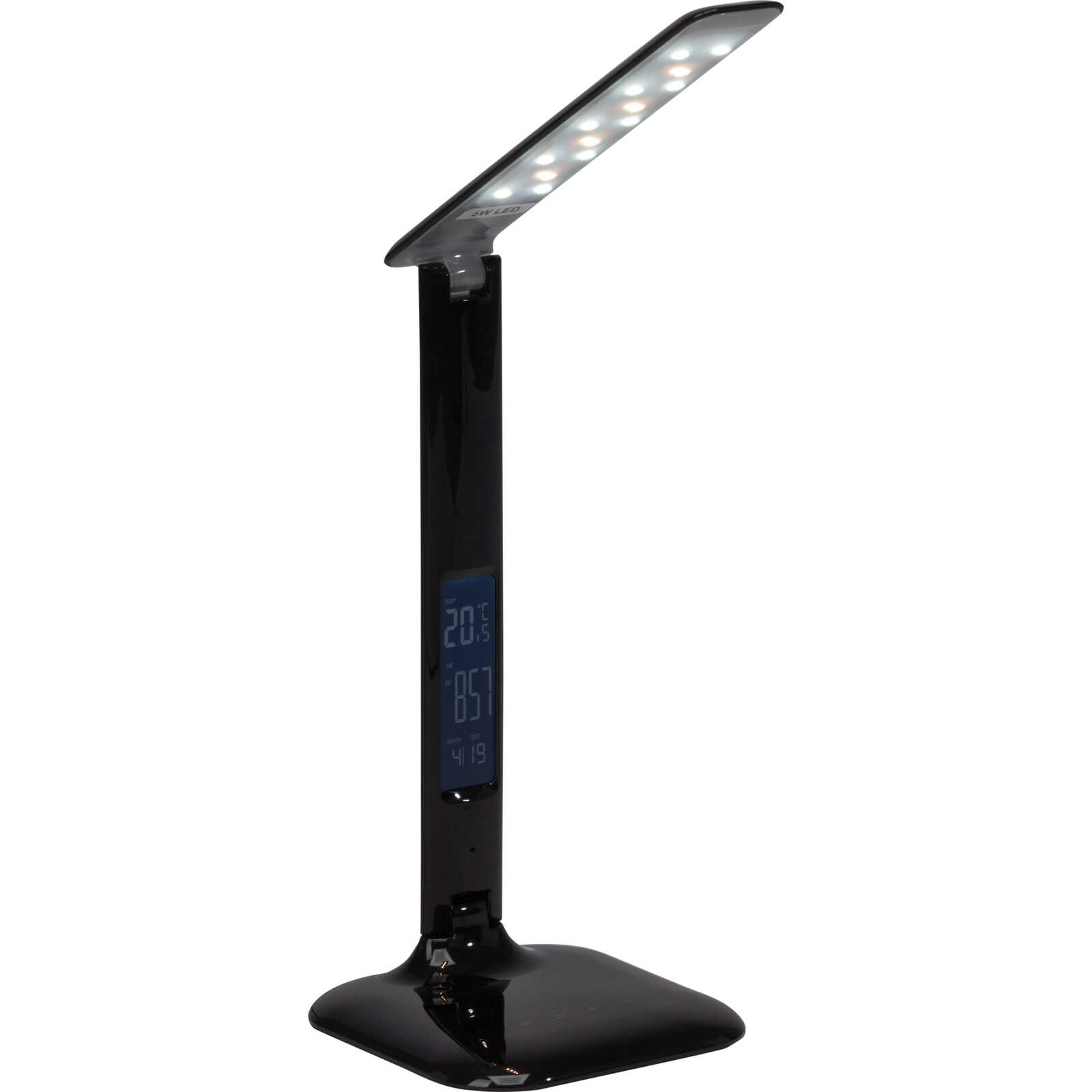             Lampe de table en plastique - Hugo 2 - Noir
        