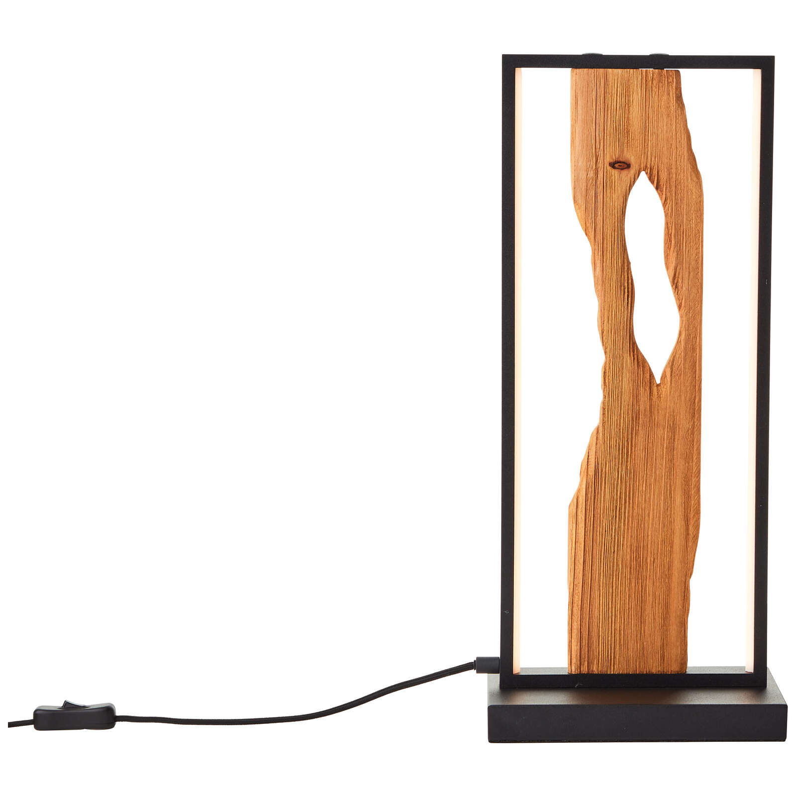             Wooden table lamp - Elea 3 - Brown
        