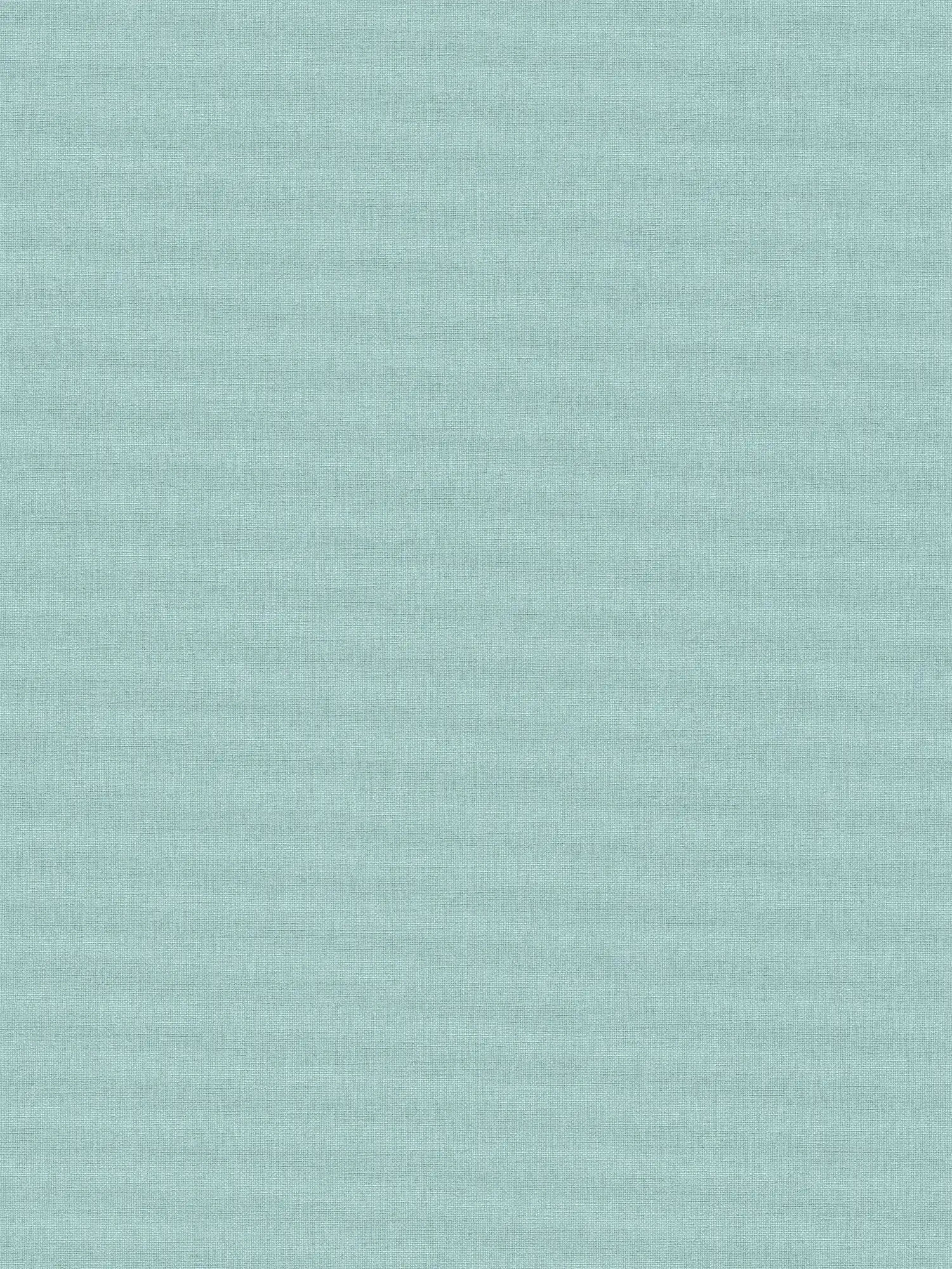             Single-coloured non-woven wallpaper with a light textile look - Blue
        