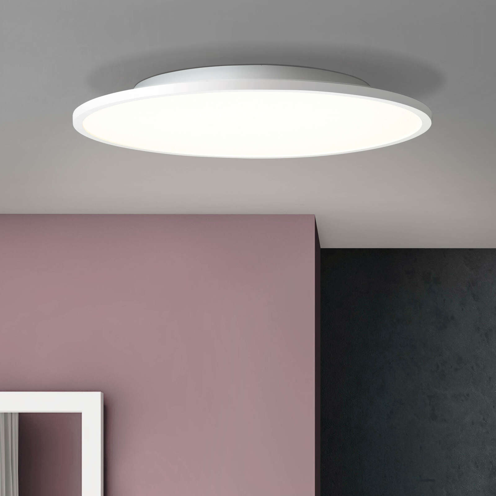             Plastic ceiling light - Constantin 7 - White
        
