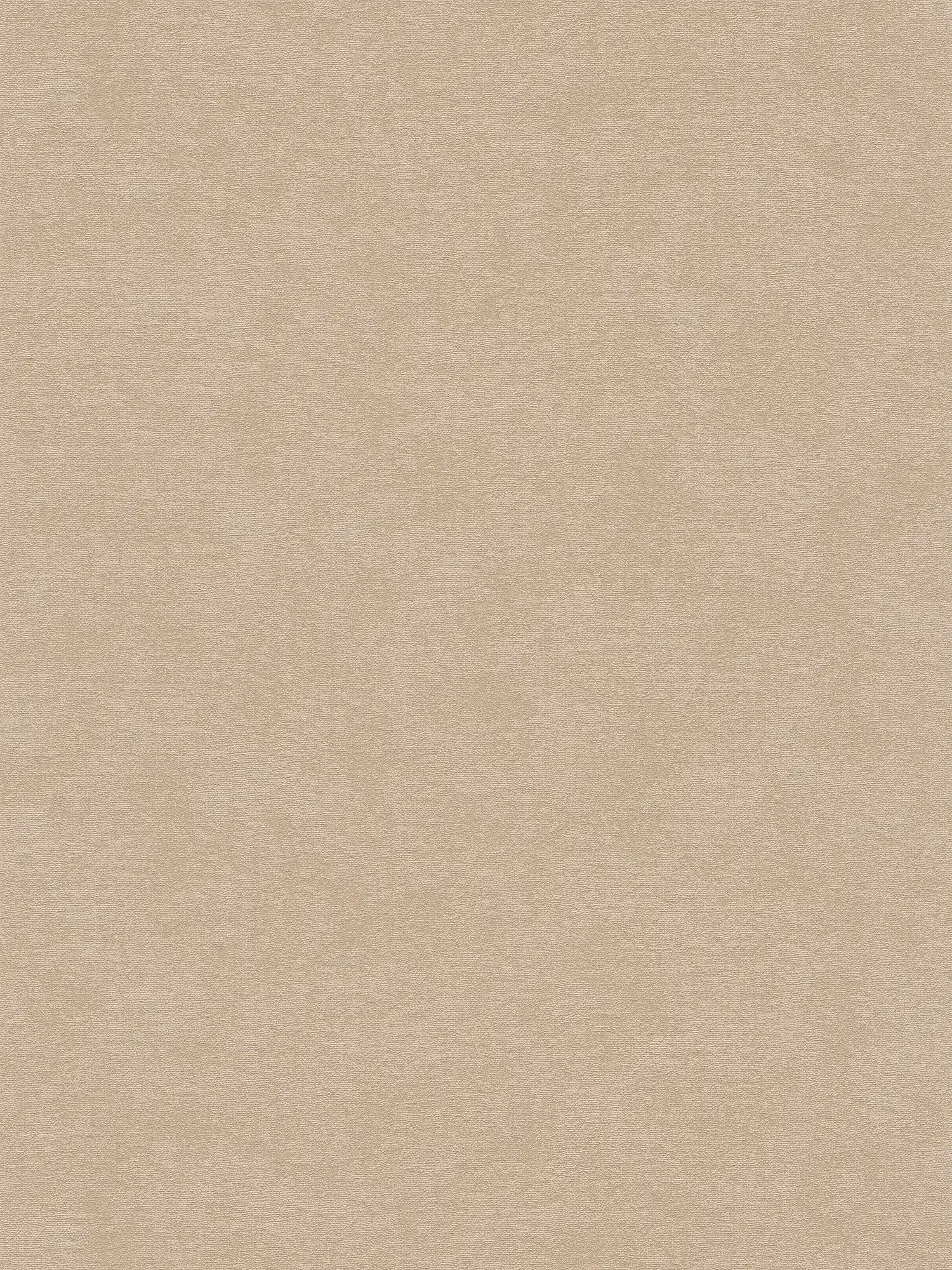 Papel pintado liso no tejido de textura fina - beige
