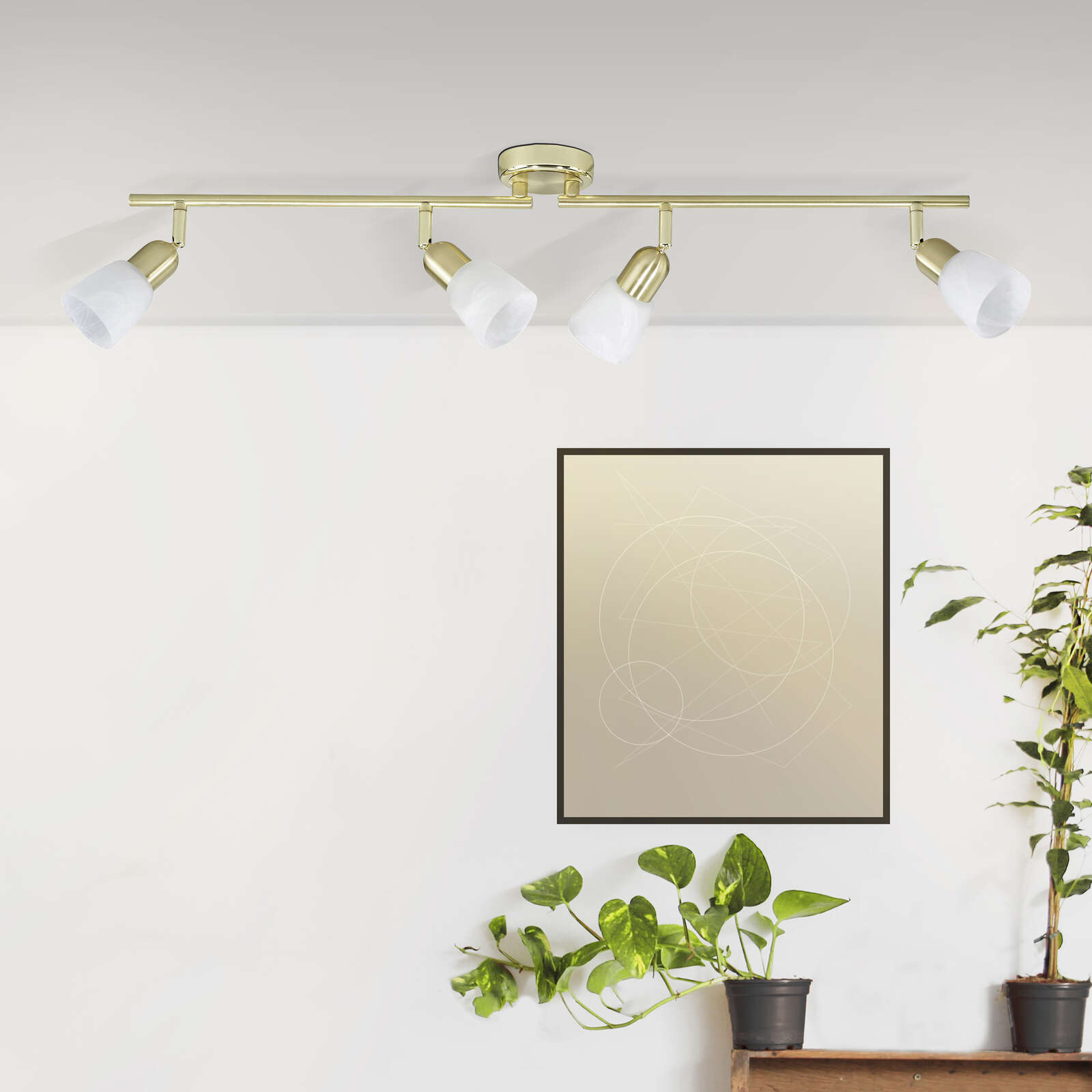             Metal ceiling light - Noemi 1 - Gold
        