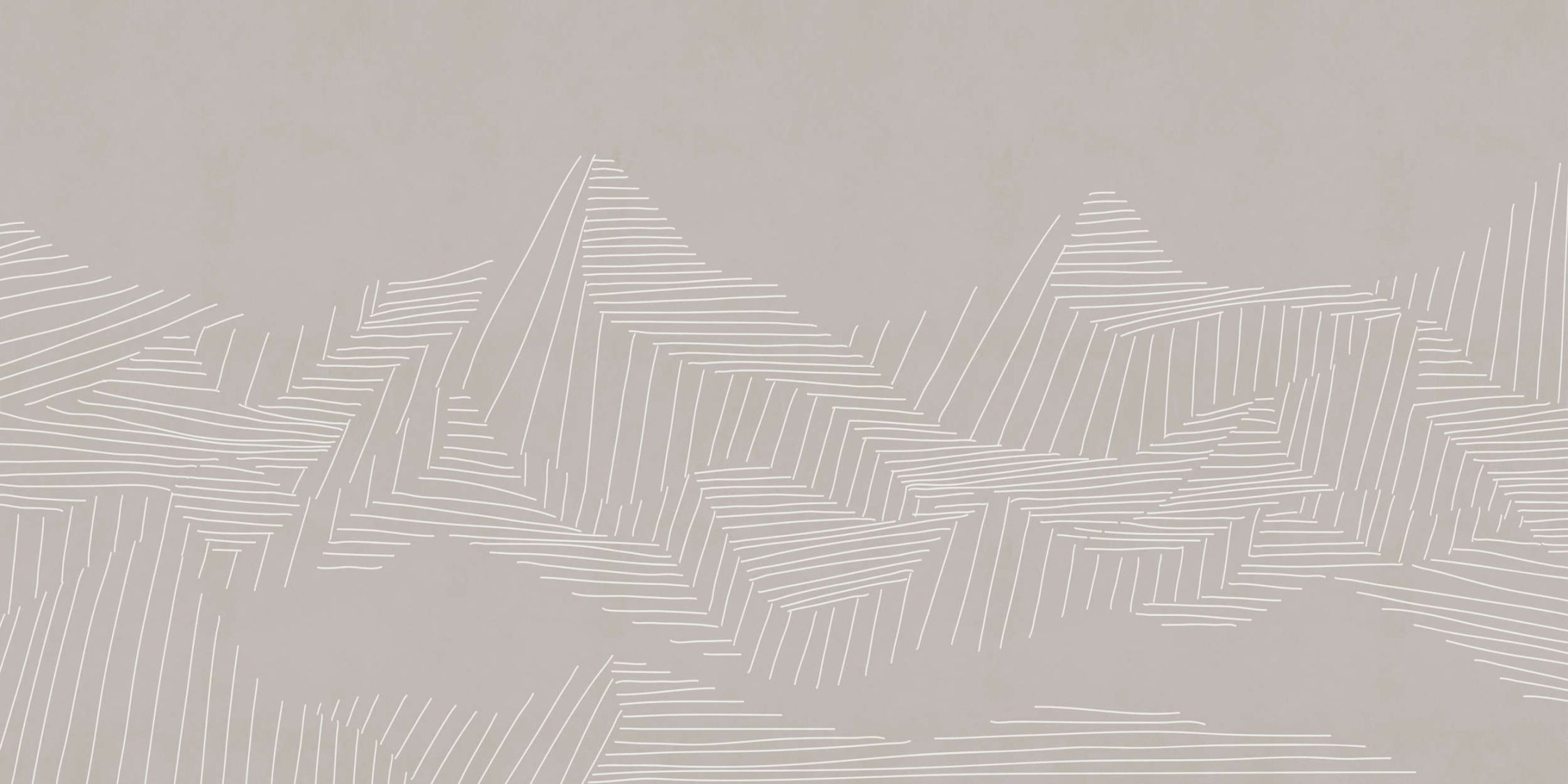             Fotomurali »victor« - Paesaggio di montagna con motivo a linee - Grigio | Materiali non tessuto leggero
        