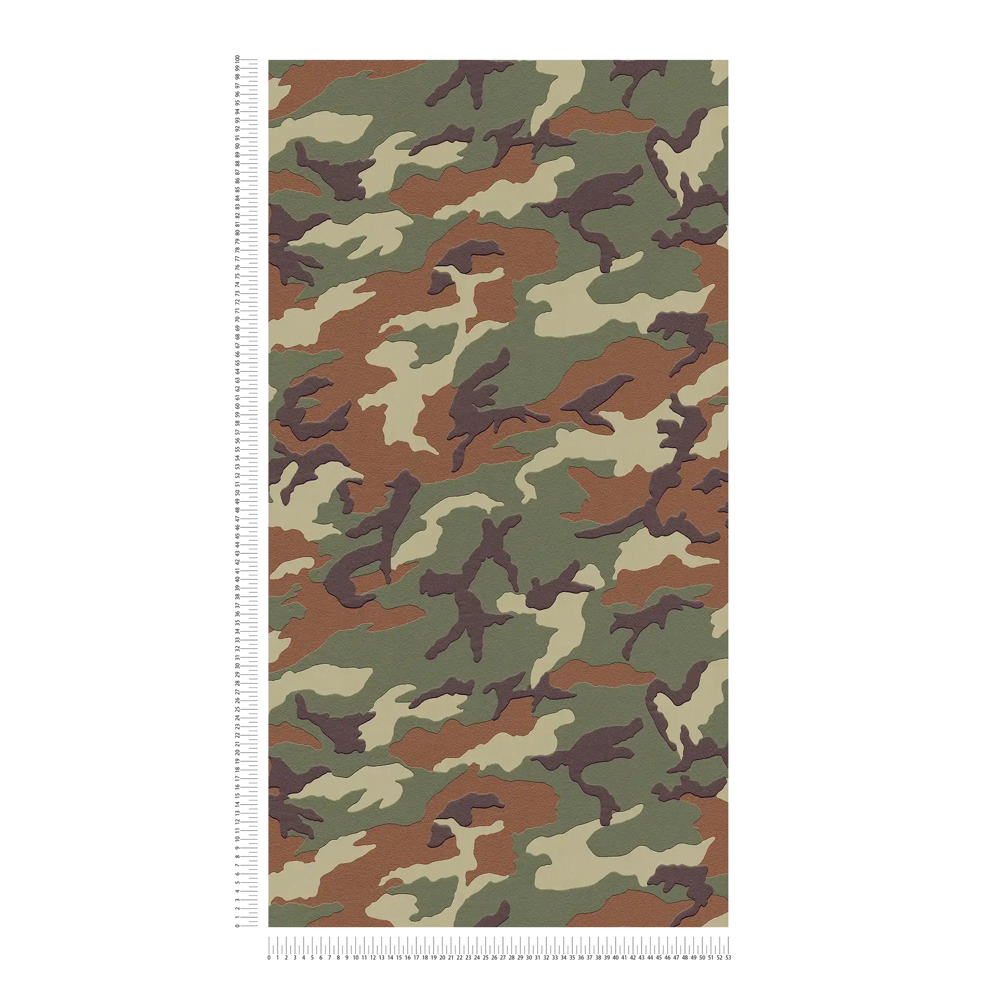             Camouflage pattern wallpaper with camouflage design - green, brown
        