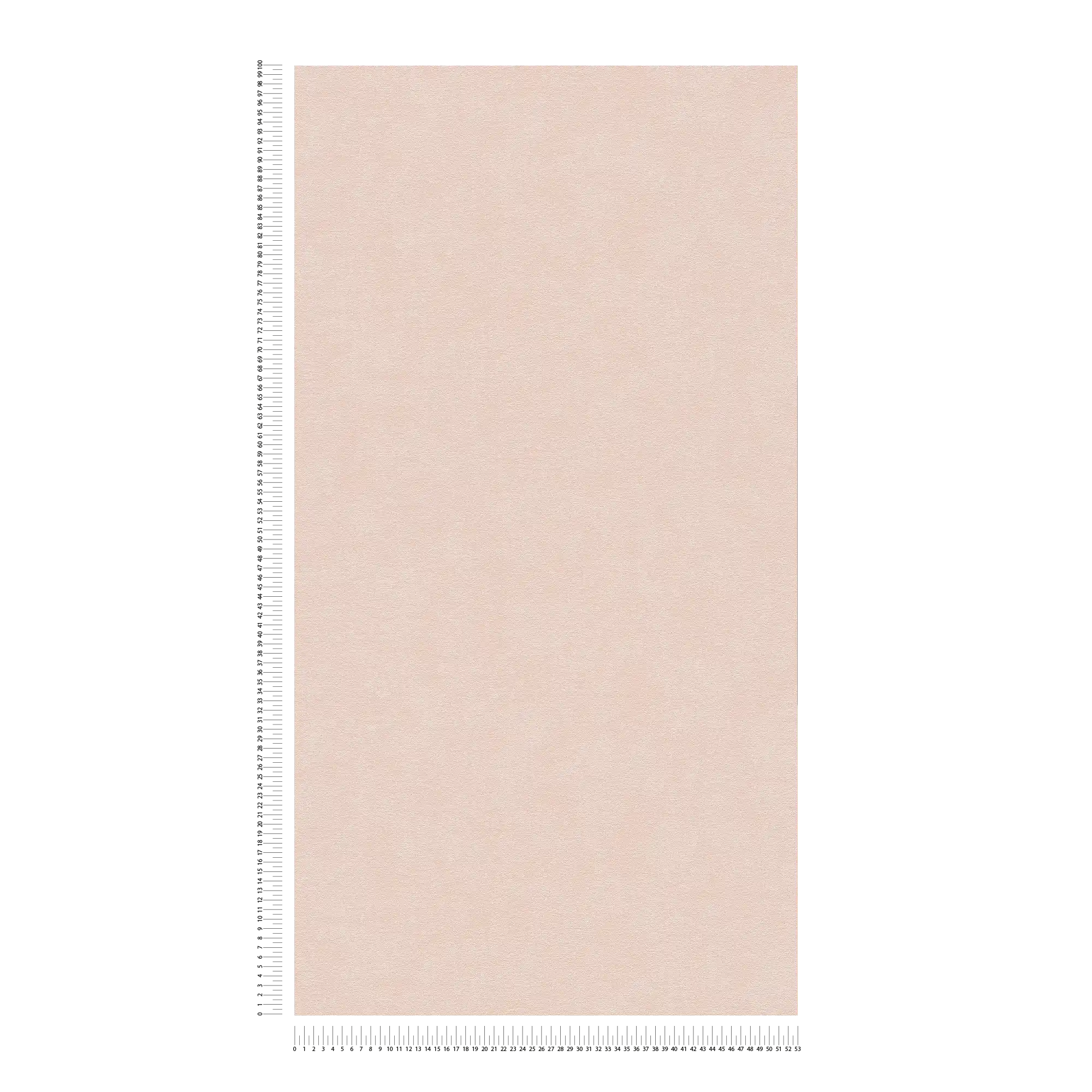             Plain-coloured non-woven wallpaper with a subtle texture - Pink
        