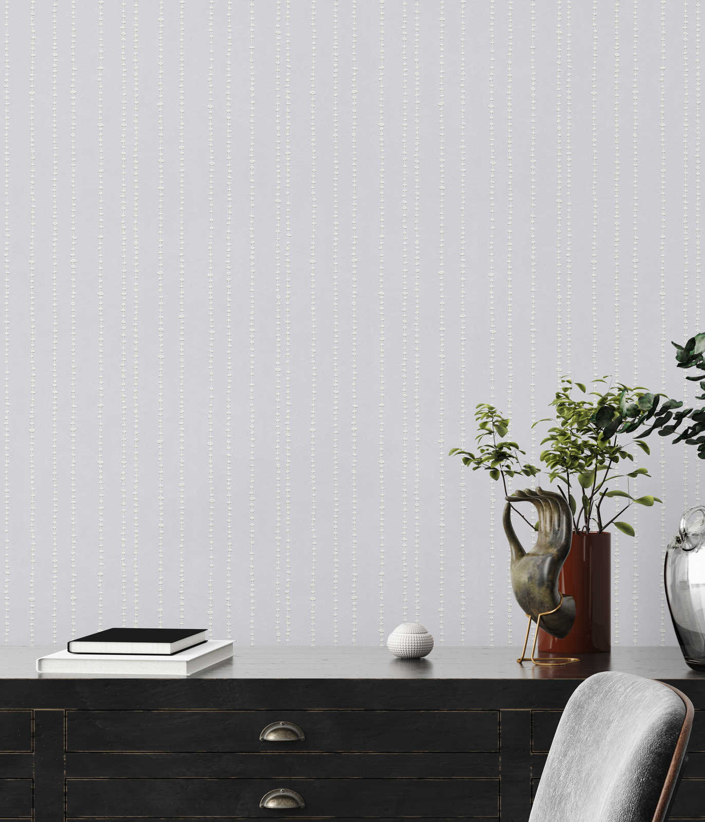             Wallpaper paintable with line pattern - Paintable
        