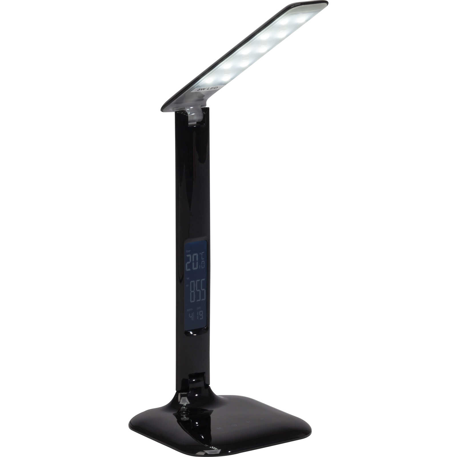            Plastic table lamp - Hugo 2 - Black
        