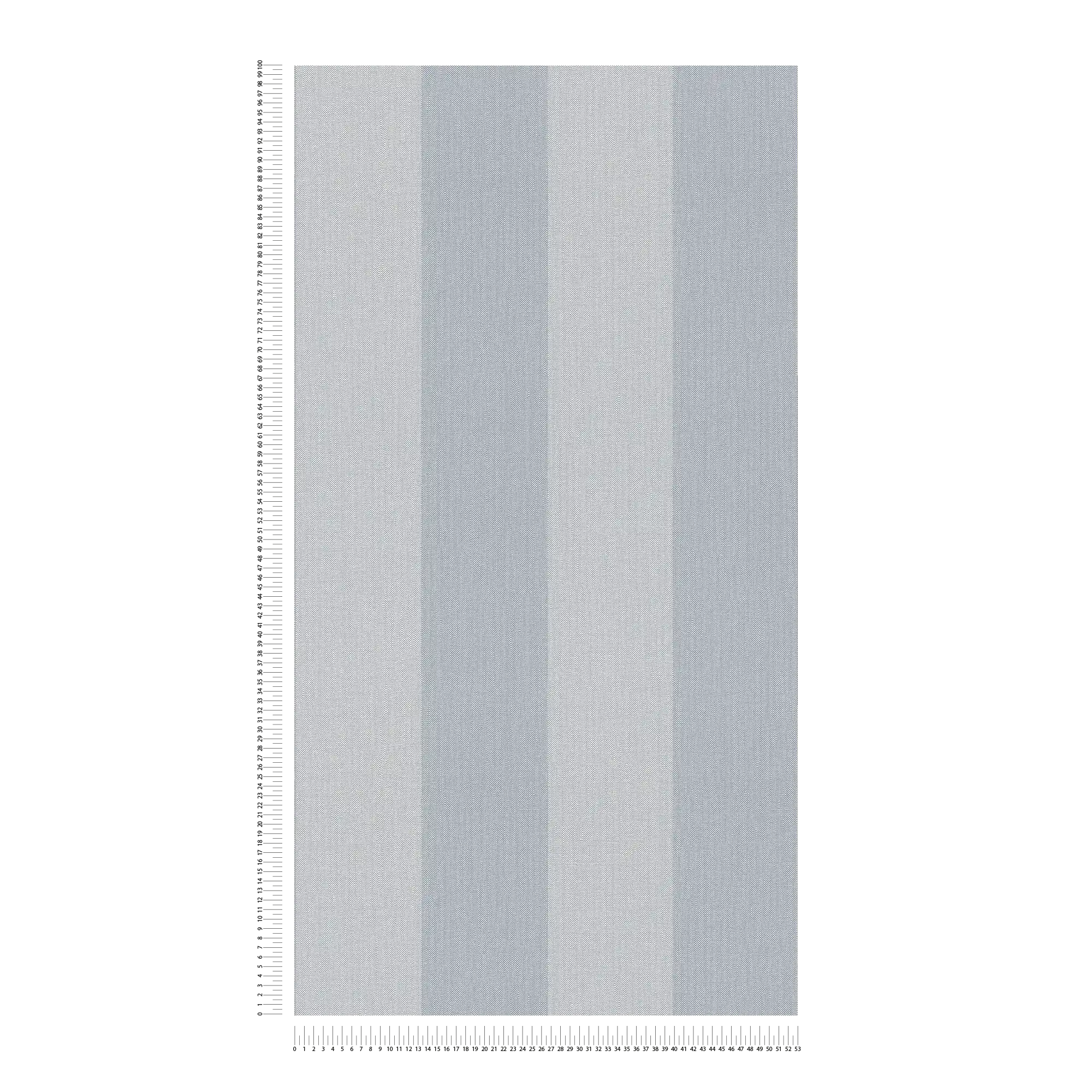             Non-woven wallpaper with stripes and textured pattern - blue, grey
        