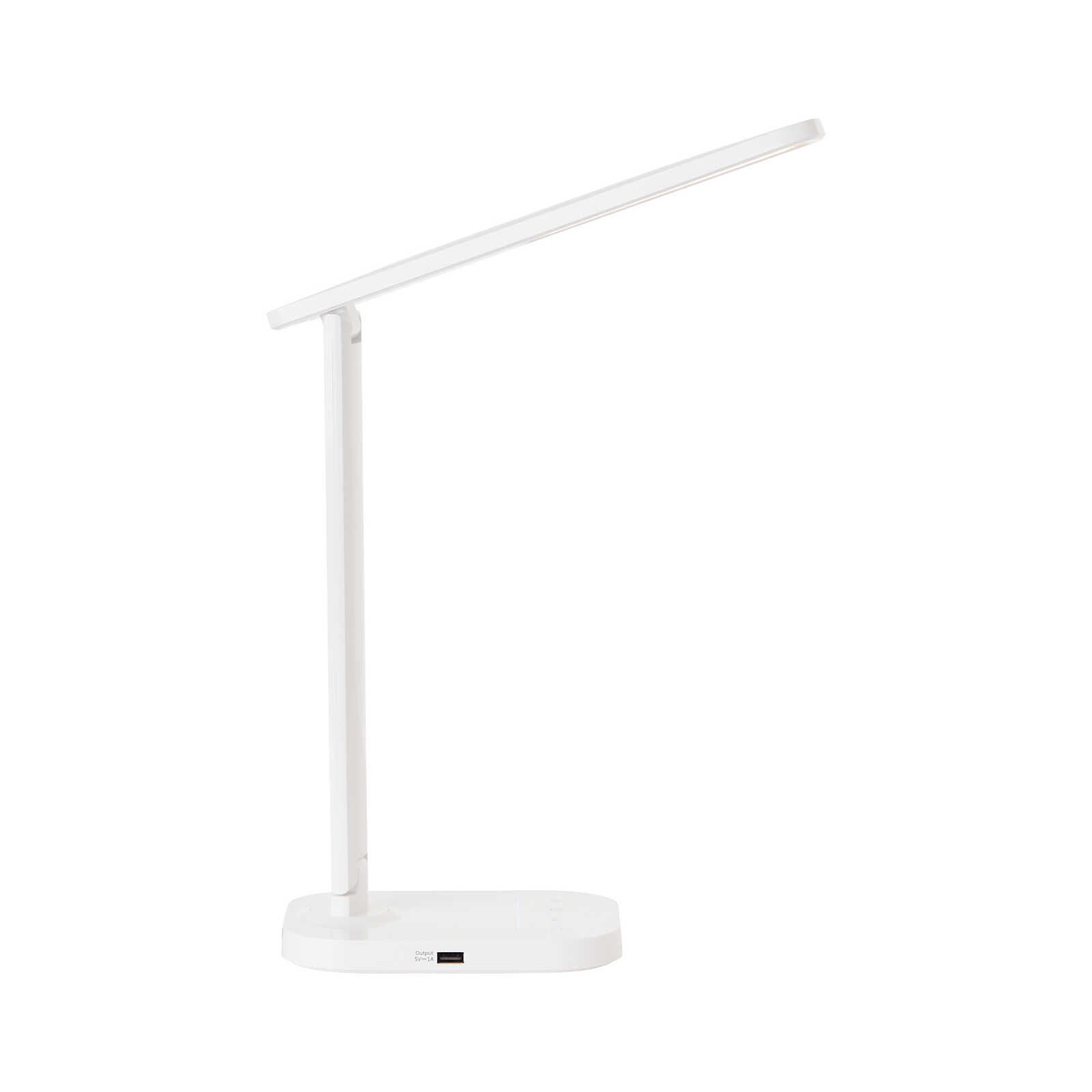 Lámpara de mesa de plástico - Tabea 1 - Blanco
