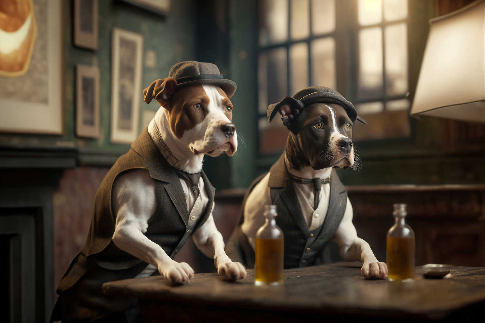             Toile KI »Doggy Bar 2« - 120 cm x 80 cm
        