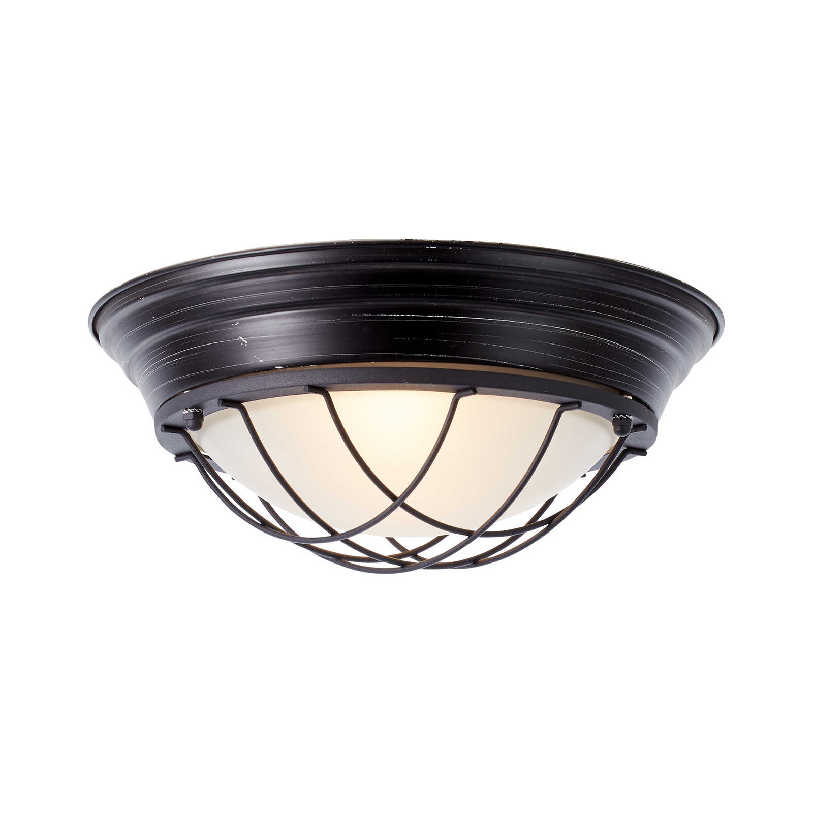 Glass wall and ceiling light - Sina 1 - Black
