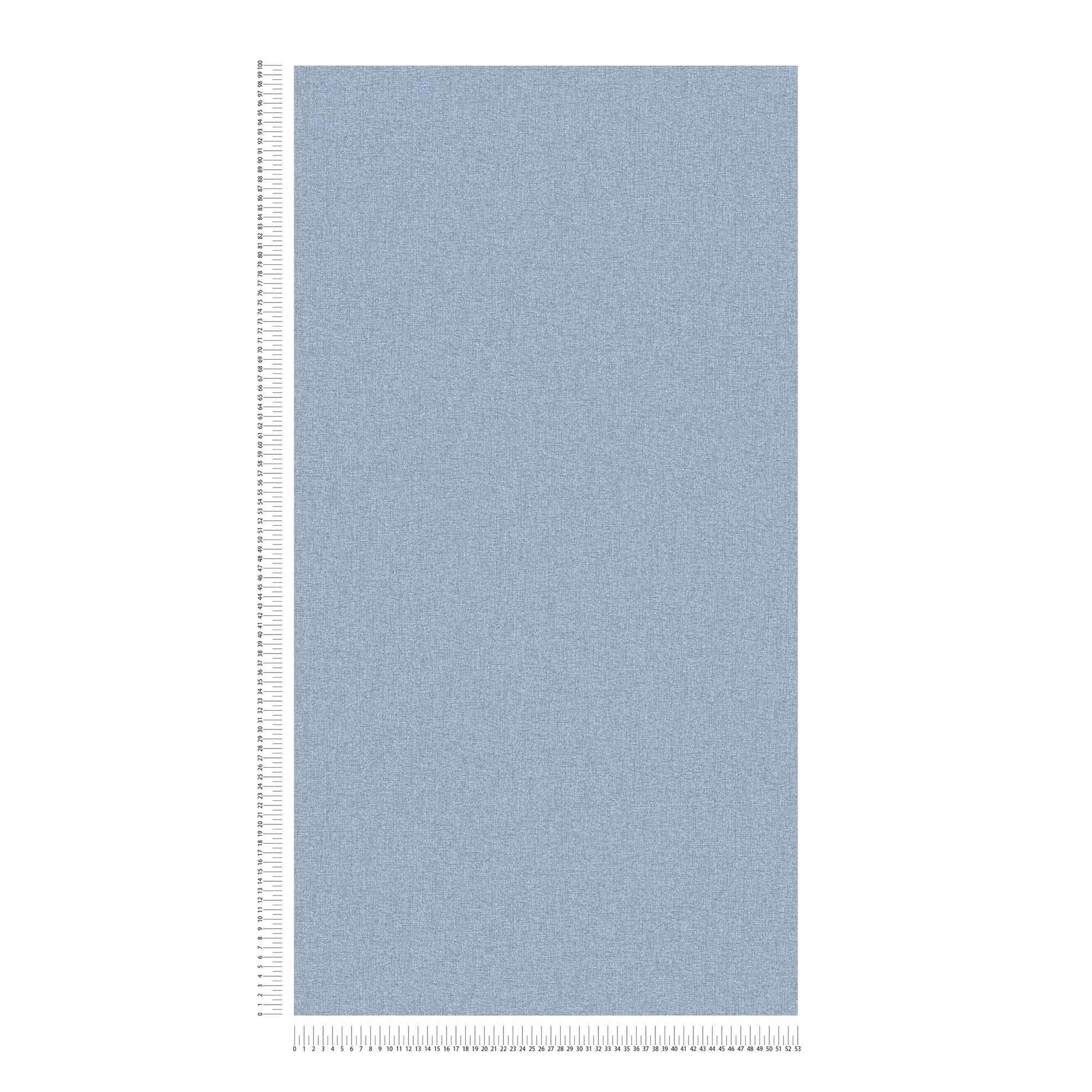             papier peint en papier intissé uni aspect textile avec légère structure, mat - bleu
        