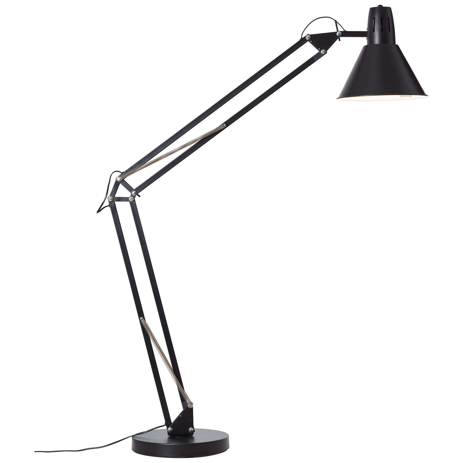             Lámpara de pie de metal - Valérie - Negro
        