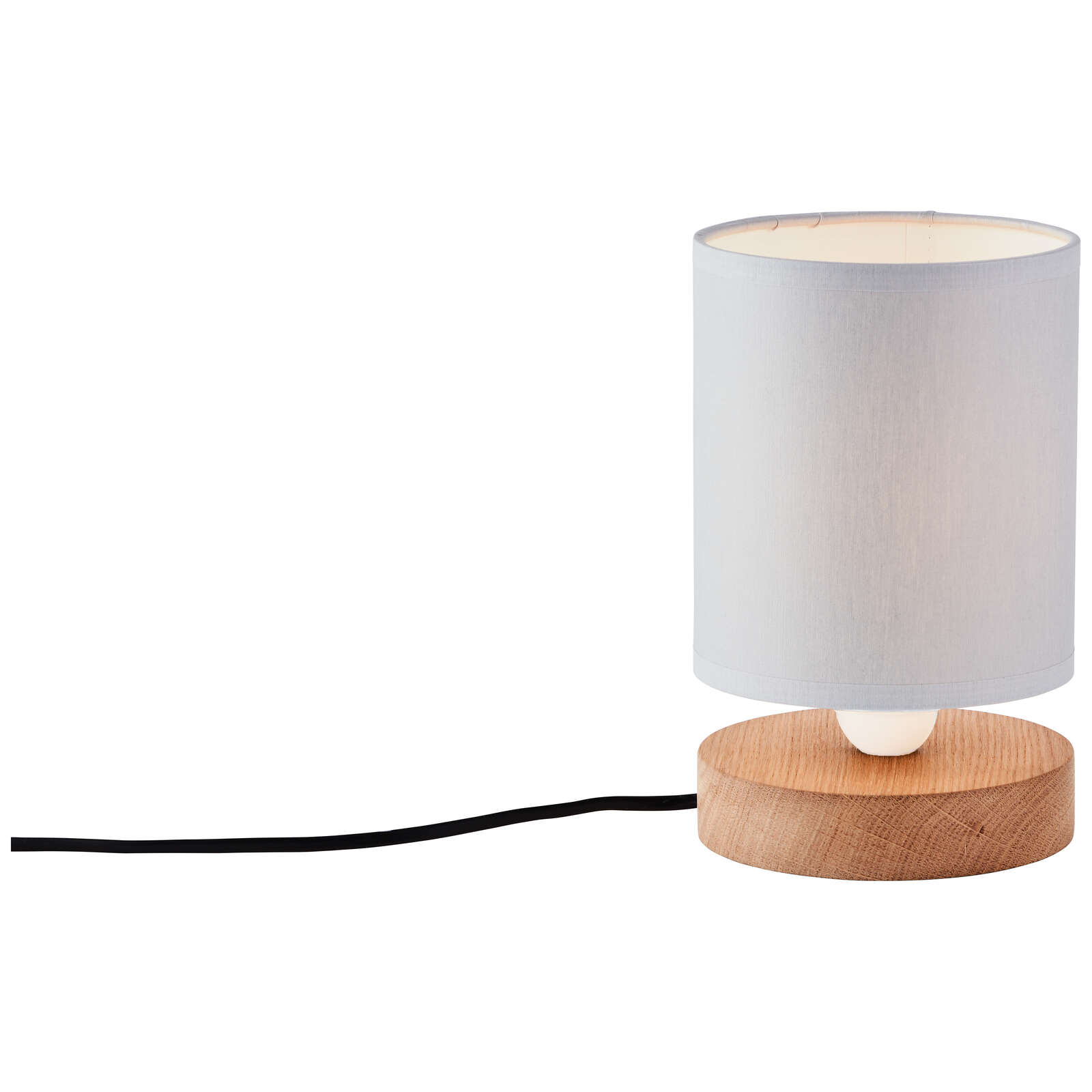             Lámpara de mesa textil - Thilo 1 - Marrón
        
