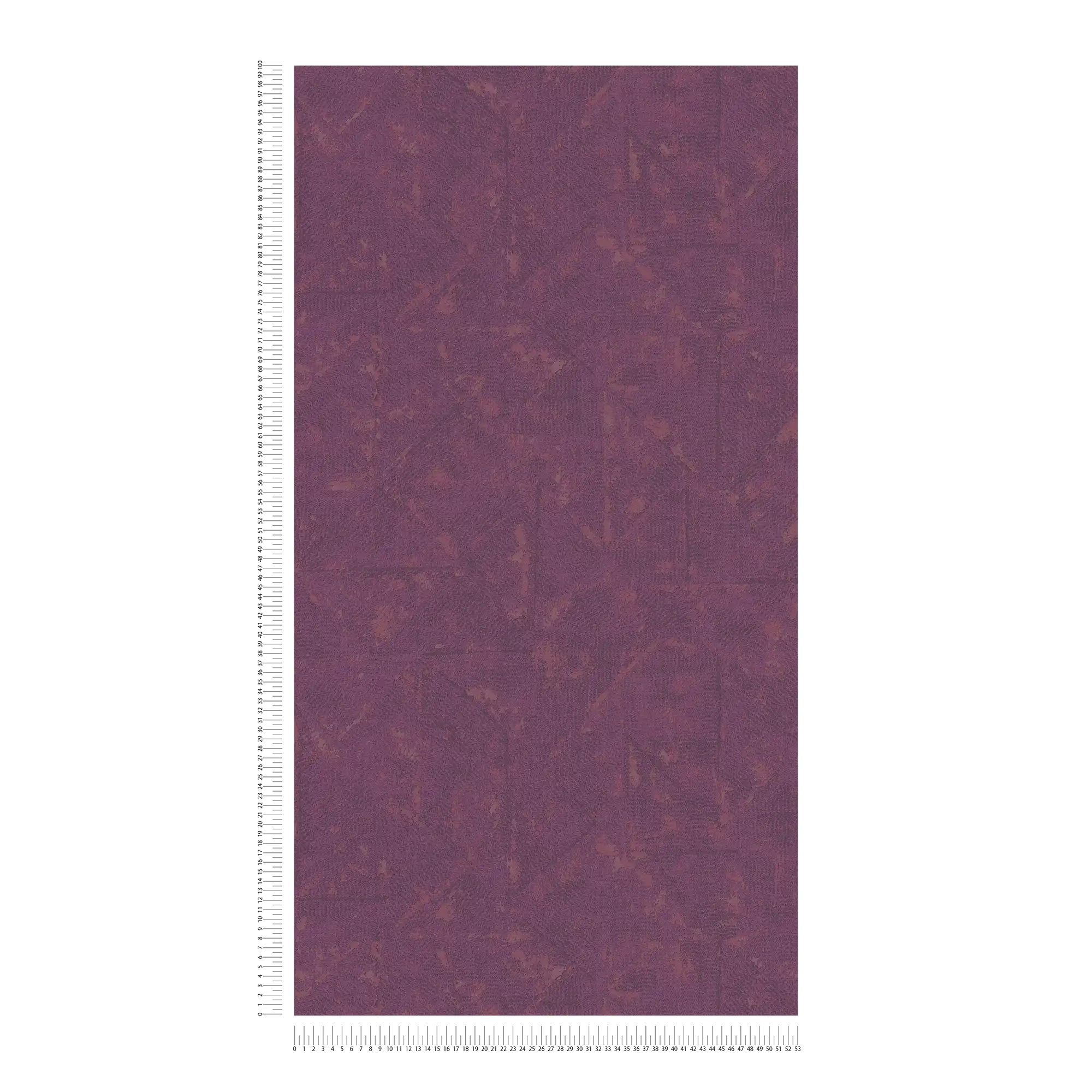             Papier peint intissé Magenta avec motif asymétrique - violet
        