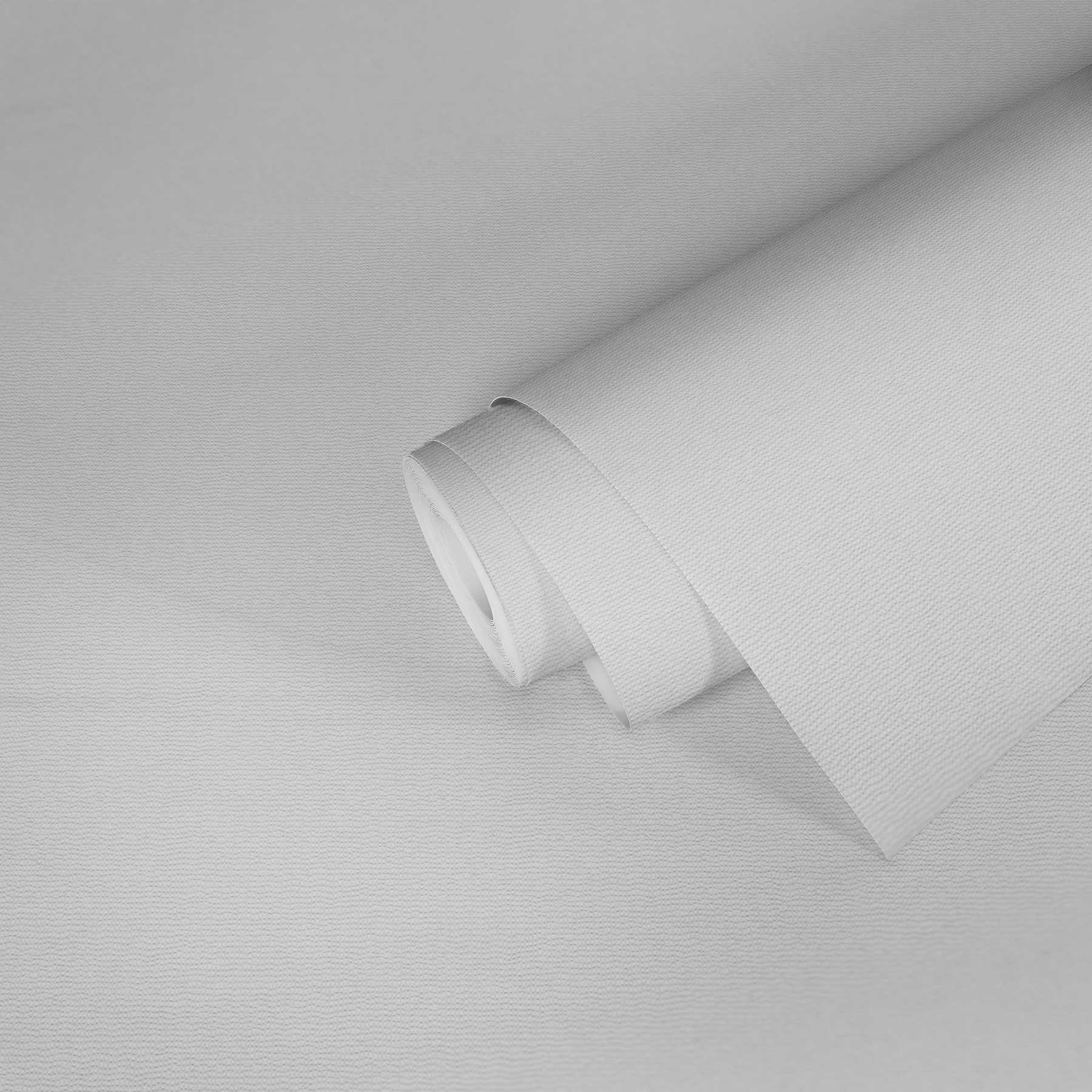             Papier peint pigmenté intissé blanc avec surface texturée plate
        