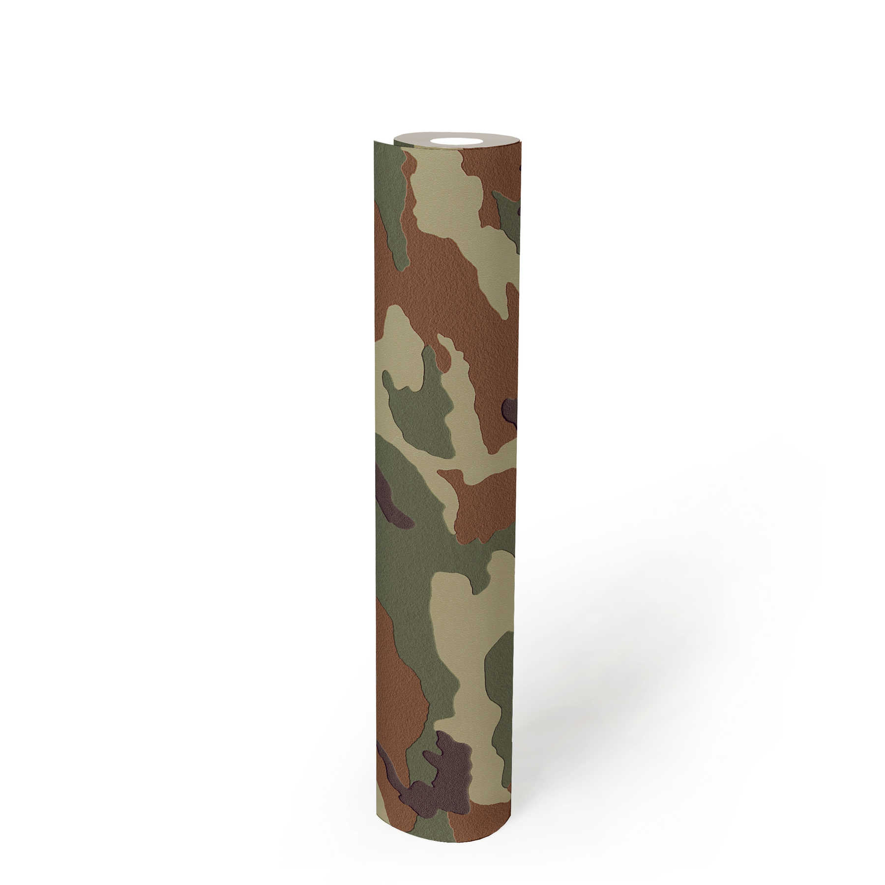             Camouflage pattern wallpaper with camouflage design - green, brown
        