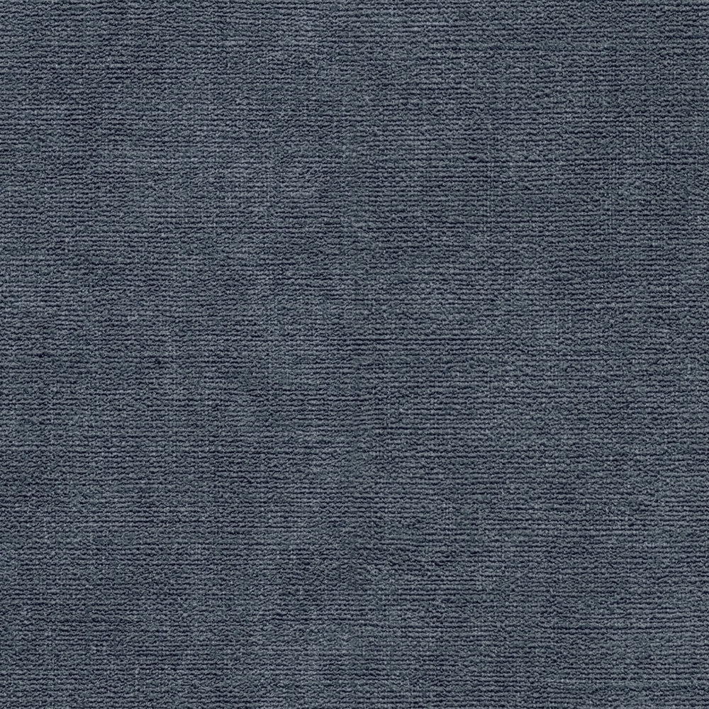             Papel pintado monocolor no tejido de aspecto textil, ligeramente texturado - azul, azul oscuro
        