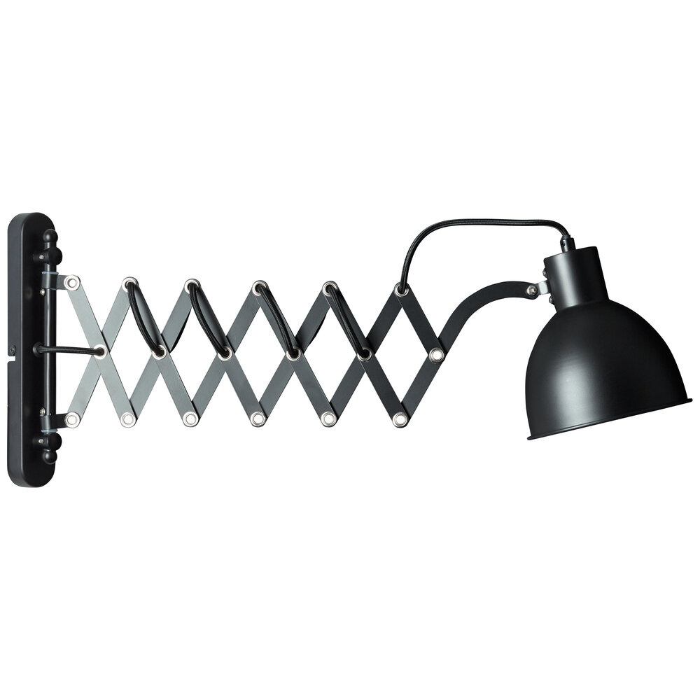             Metalen wandlamp - Miran - Zwart
        