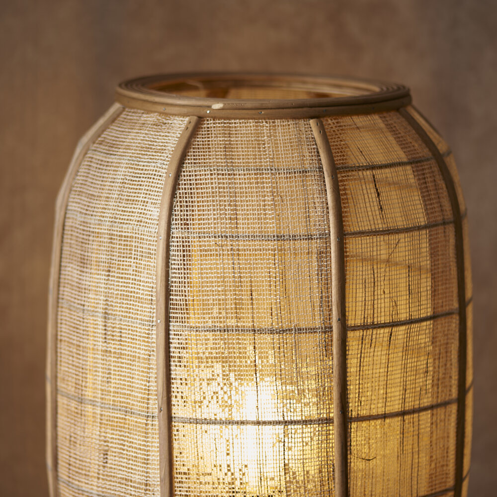             Floor lamp made of textile - Paula 6 - Brown
        