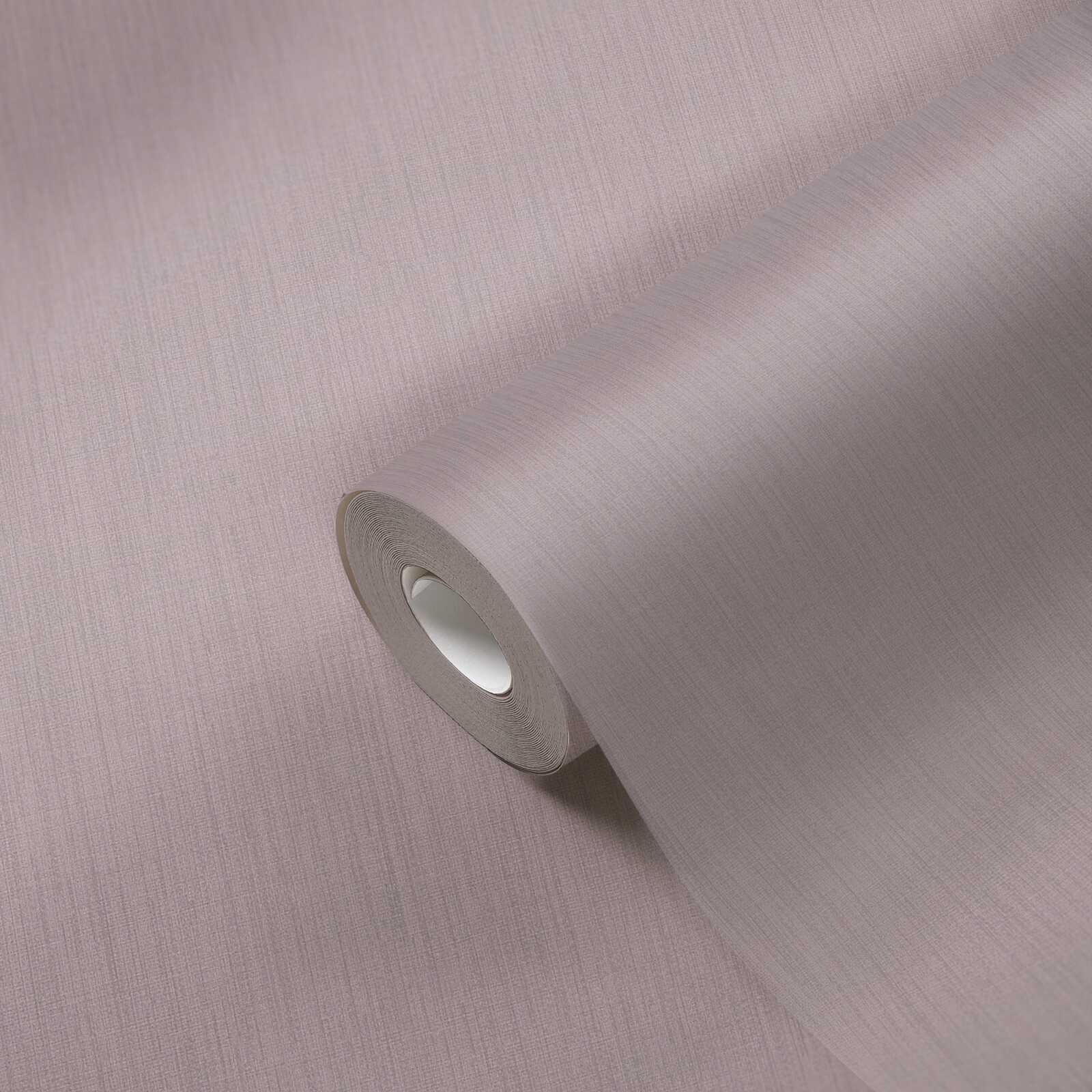             Daniel Hechter non-woven wallpaper with fabric look unicoloured - Purple
        