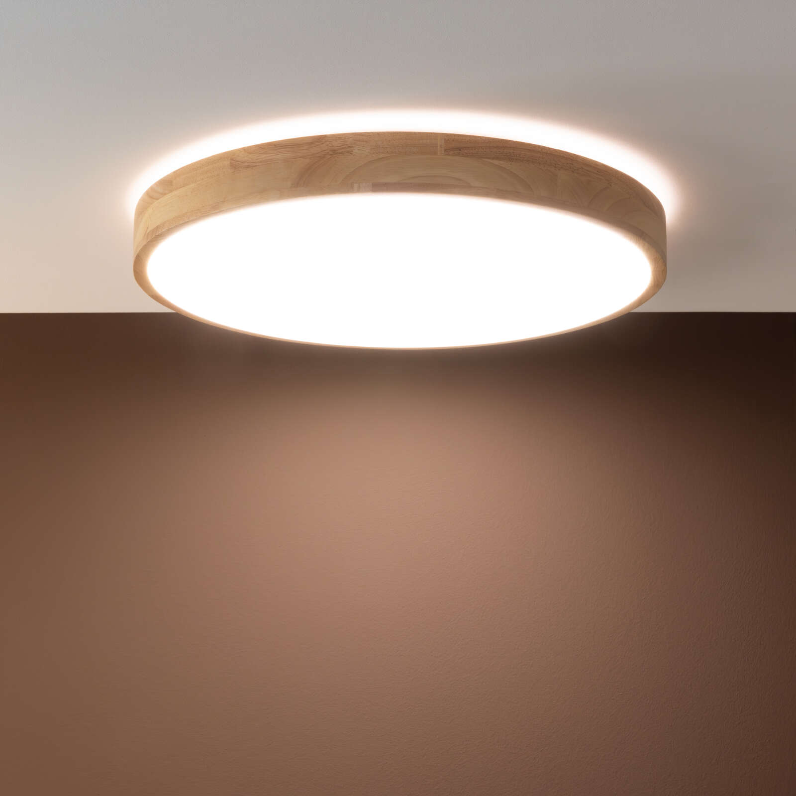             Kunststof wand- en plafondlamp - Niklas 10 - Bruin
        