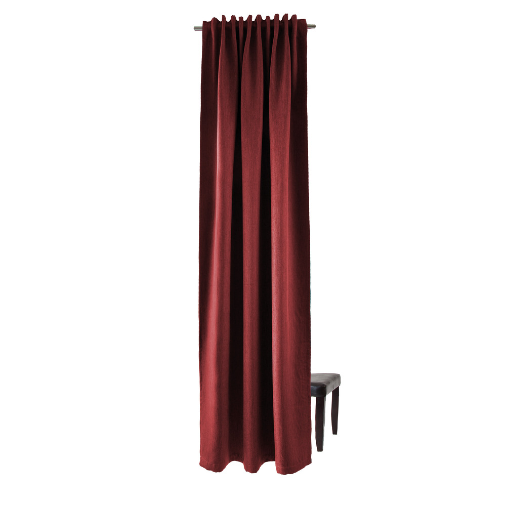             Foulard decorativo 140 cm x 245 cm in fibra artificiale rosso vino
        